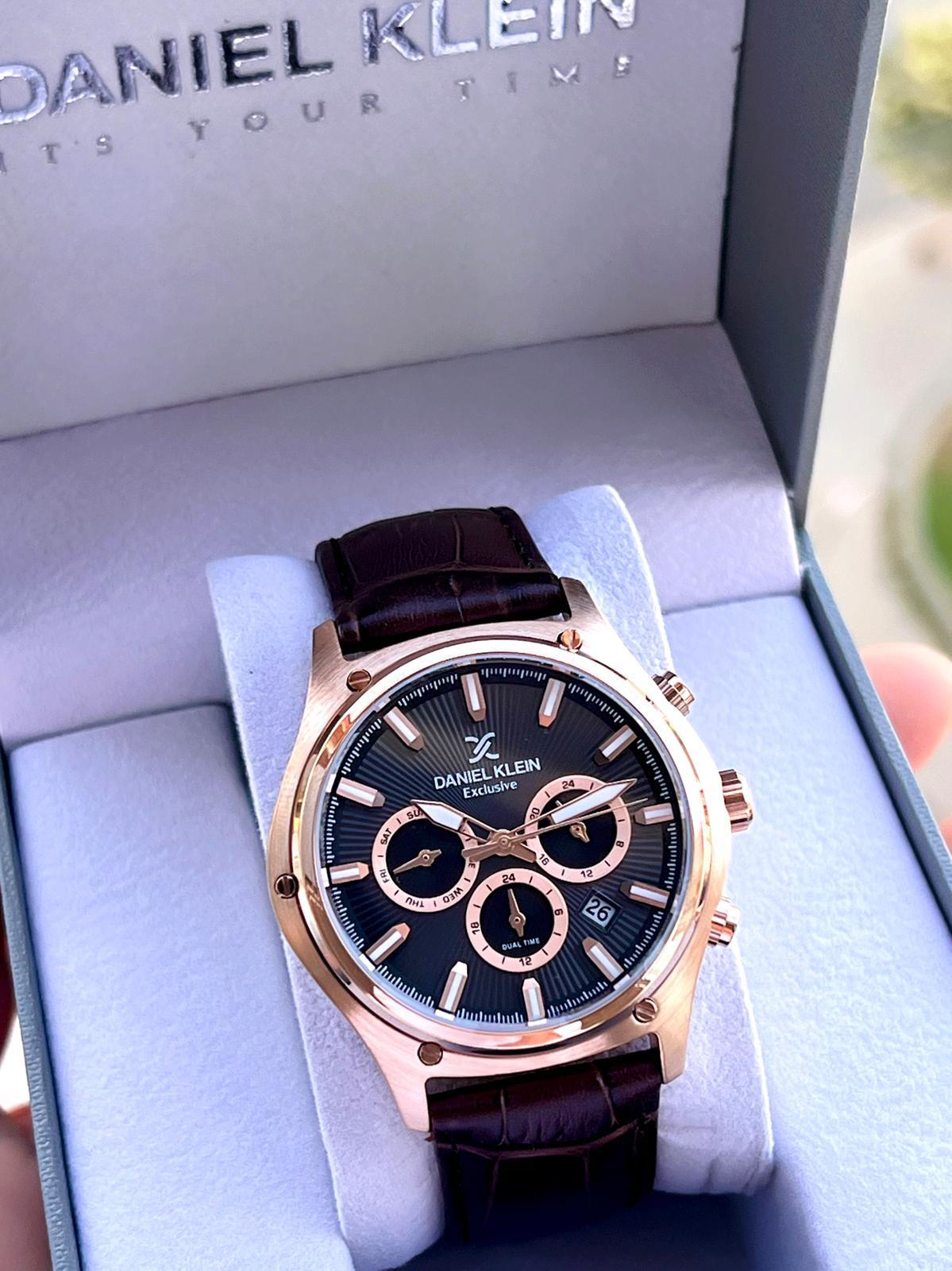 Daniel Klein Deri Kordon İç Kadran Fonksiyonları Aktif 3 Atm Suya