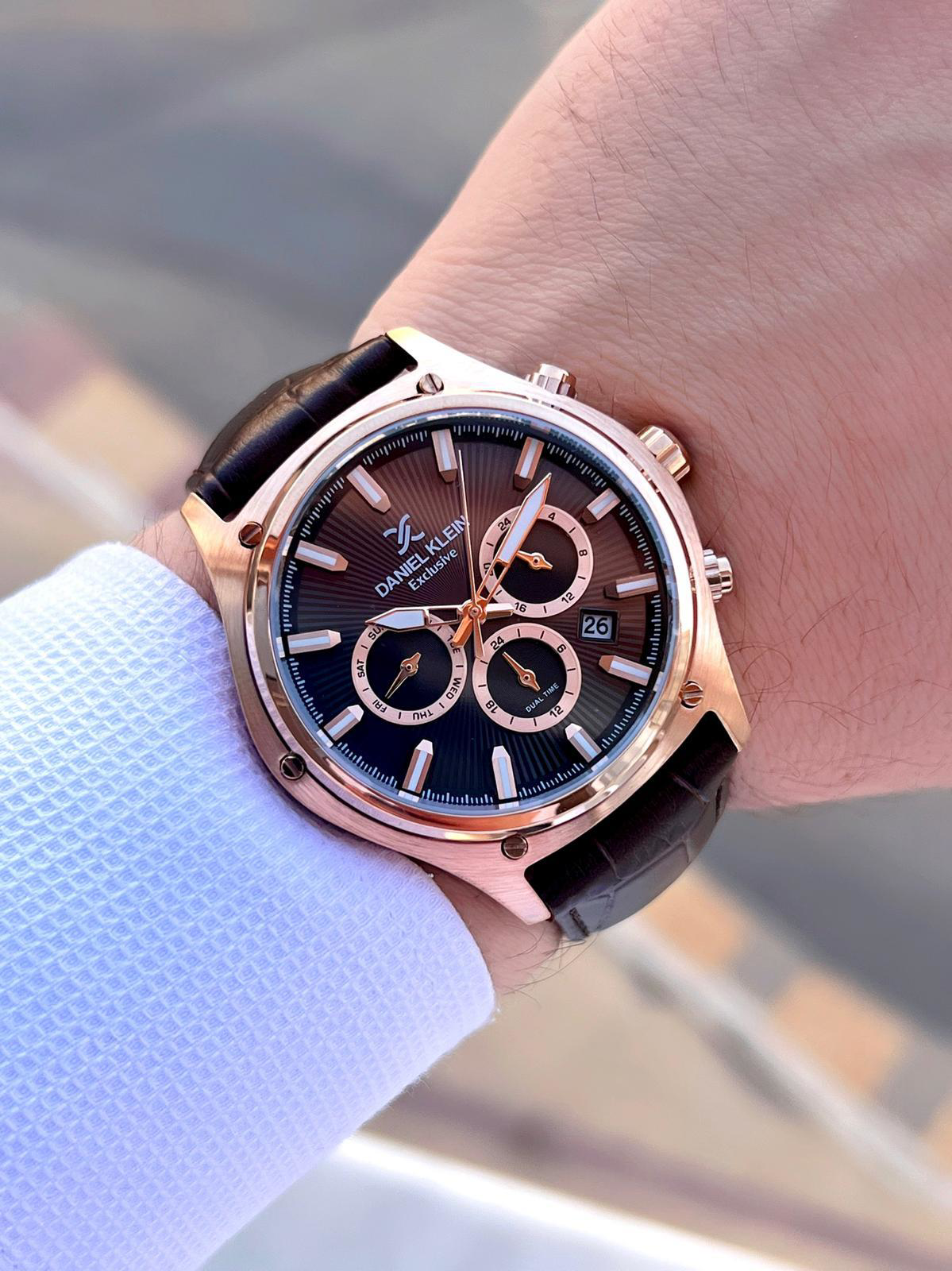 Daniel Klein Deri Kordon İç Kadran Fonksiyonları Aktif 3 Atm Suya