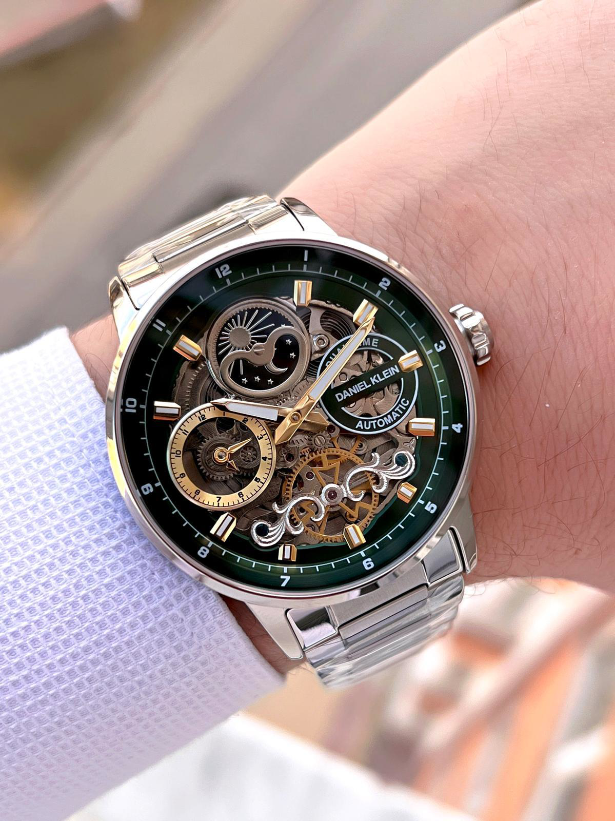 Daniel Klein Otomatik&Kurmalı Ay Ve Güneş Kadran Dual Time Özelik