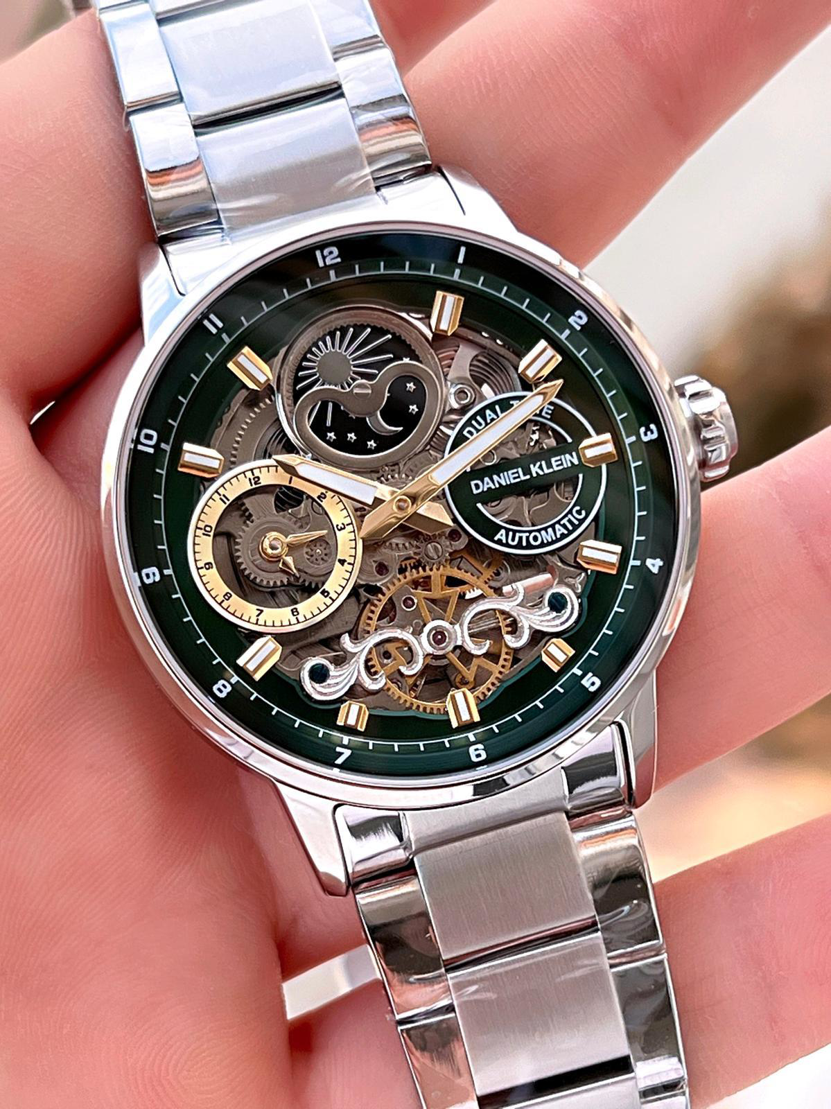 Daniel Klein Otomatik&Kurmalı Ay Ve Güneş Kadran Dual Time Özelik