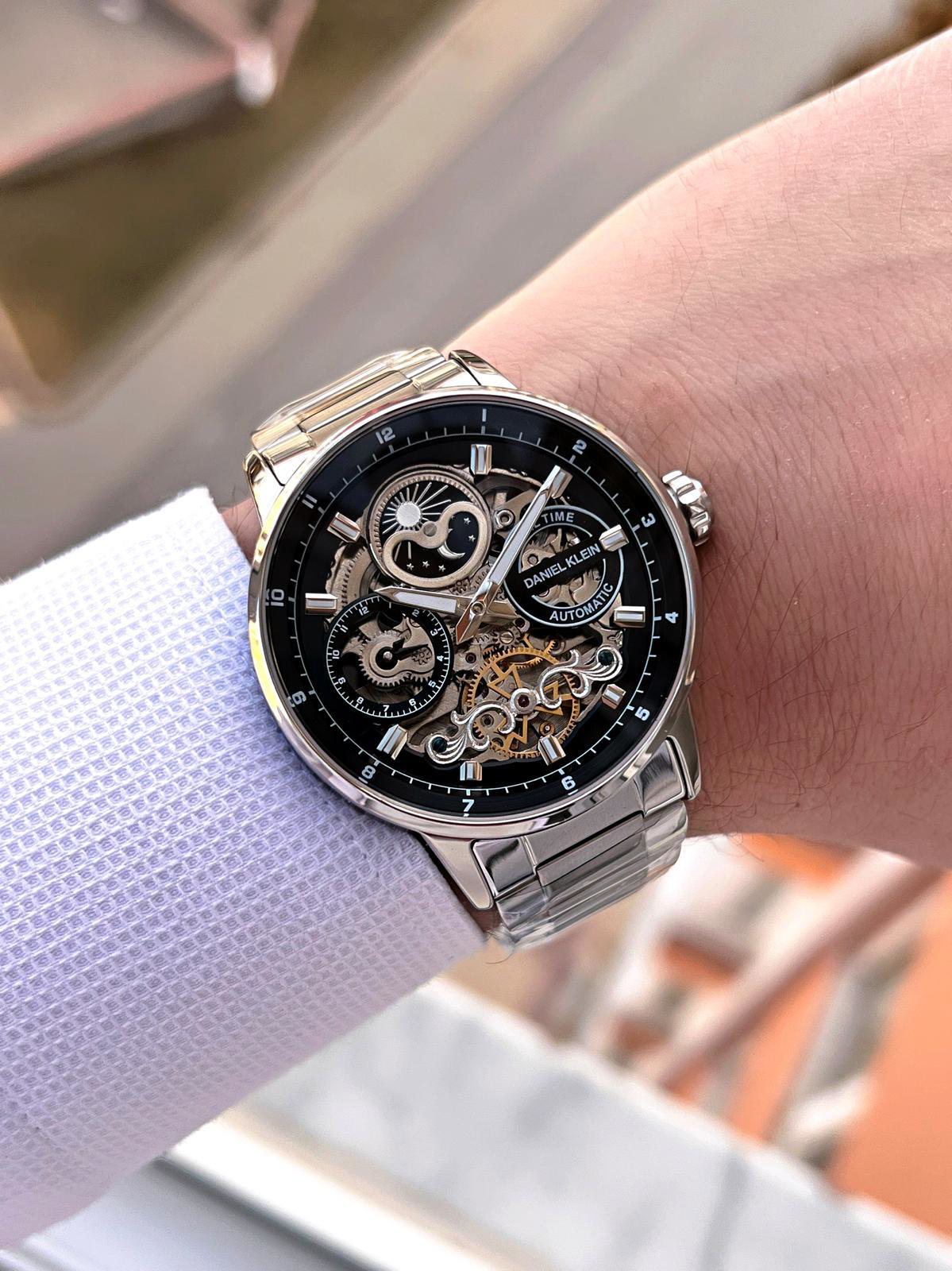 Daniel Klein Otomatik&Kurmalı Ay Ve Güneş Kadran Dual Time Özelik