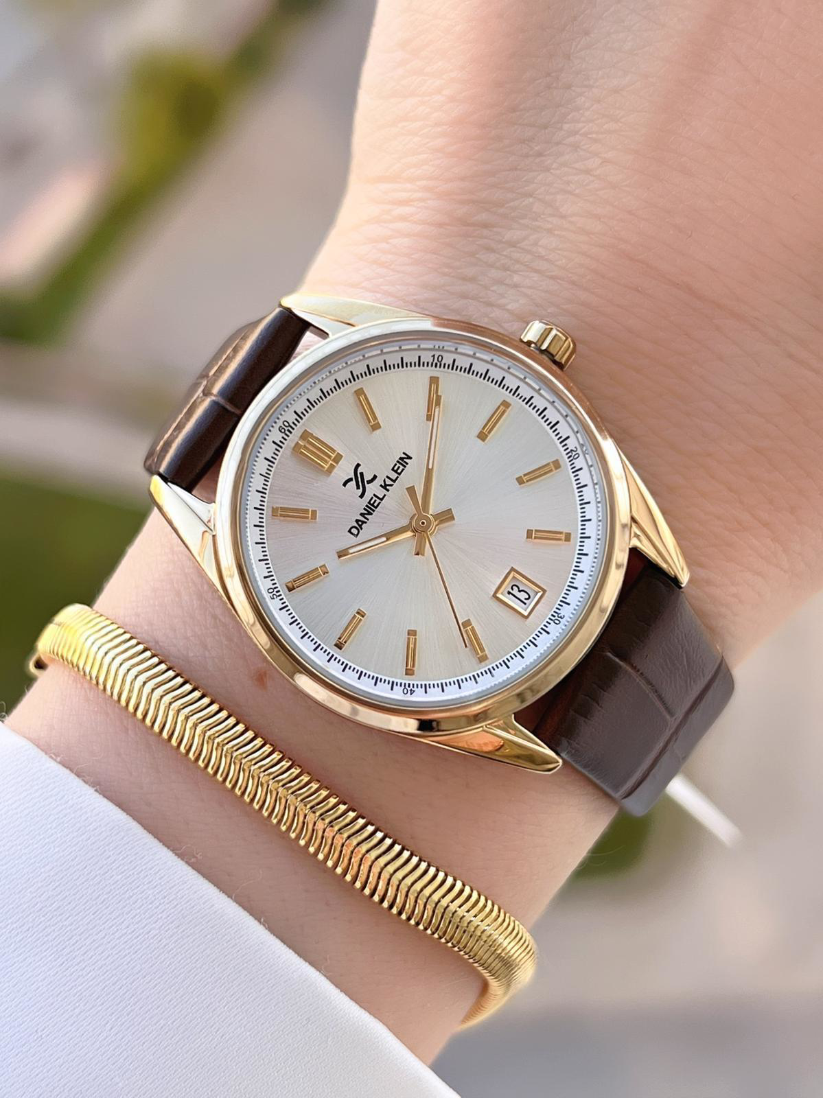 Daniel Klein Retro Vintage Seri Deri Kordon Suya Dayanıklı Kadın Daniel Klein Retro Vintage Seri Deri Kordon Suya Dayanıklı Kadın