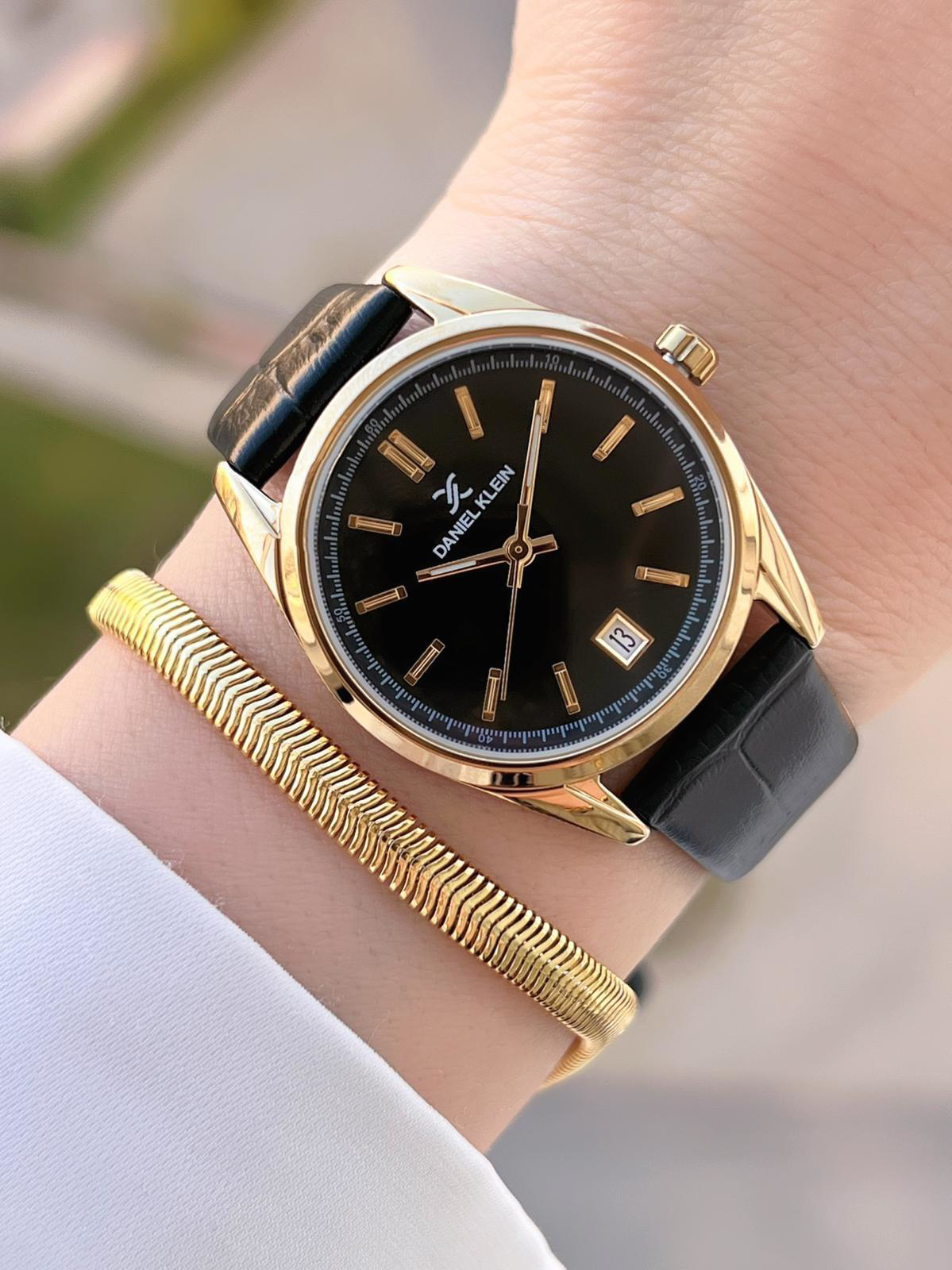 Daniel Klein Retro Vintage Seri Deri Kordon Suya Dayanıklı Kadın 