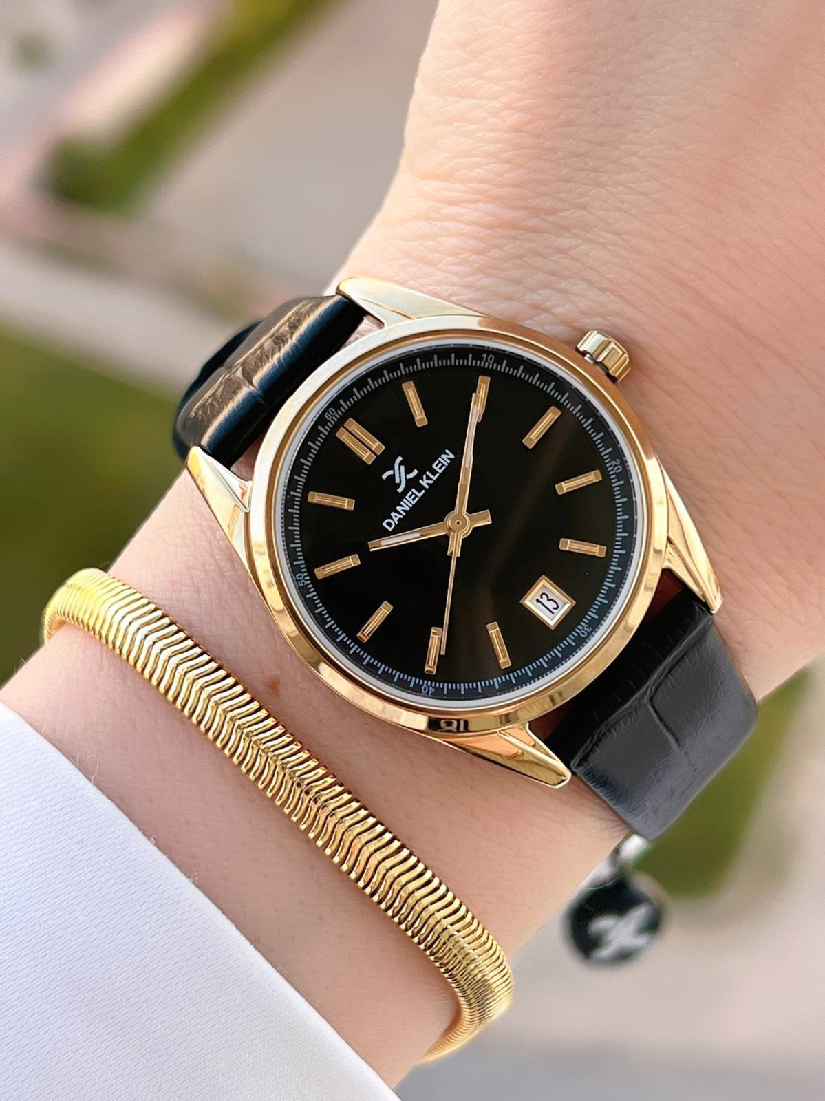 Daniel Klein Retro Vintage Seri Deri Kordon Suya Dayanıklı Kadın 