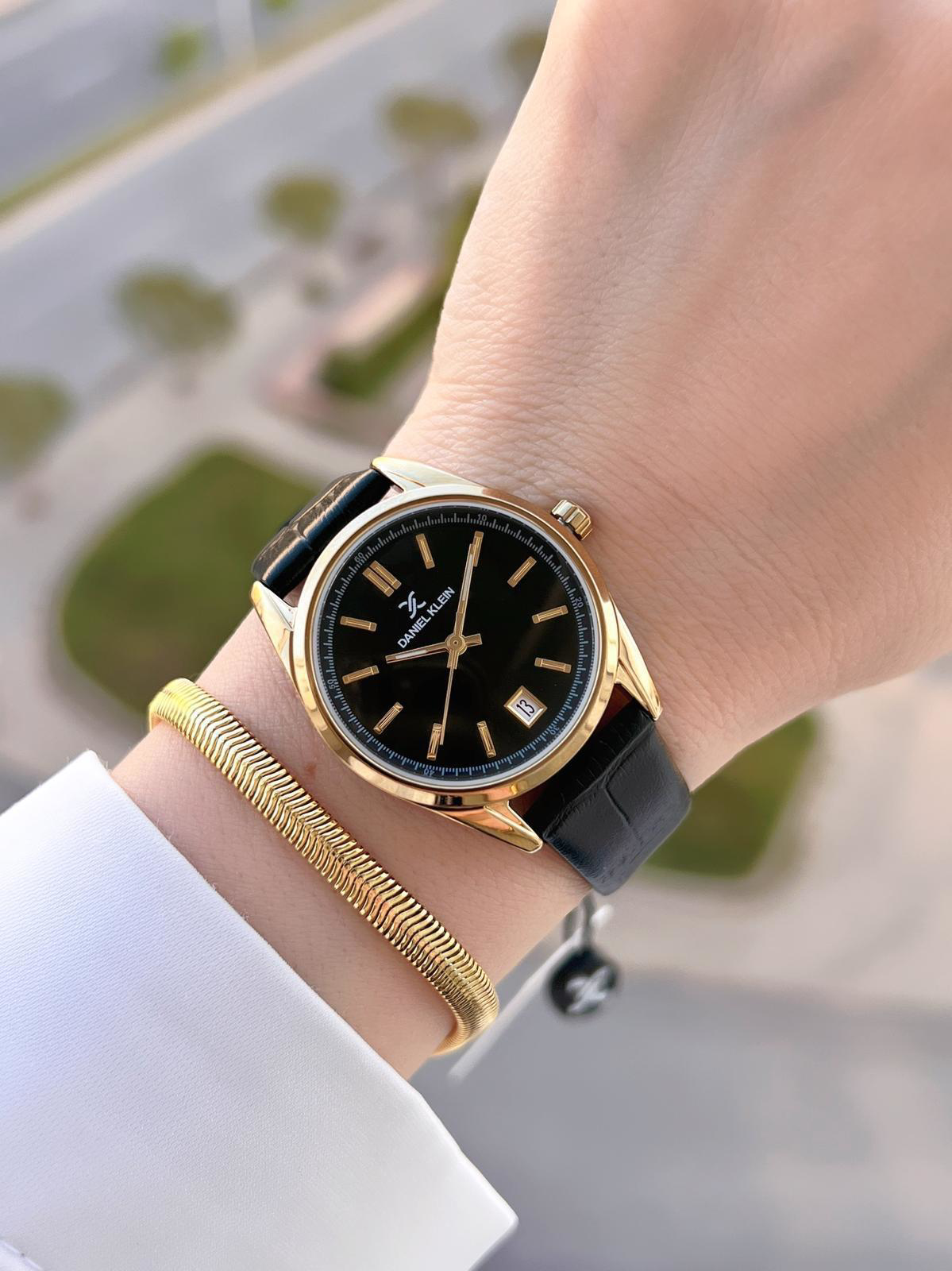 Daniel Klein Retro Vintage Seri Deri Kordon Suya Dayanıklı Kadın 
