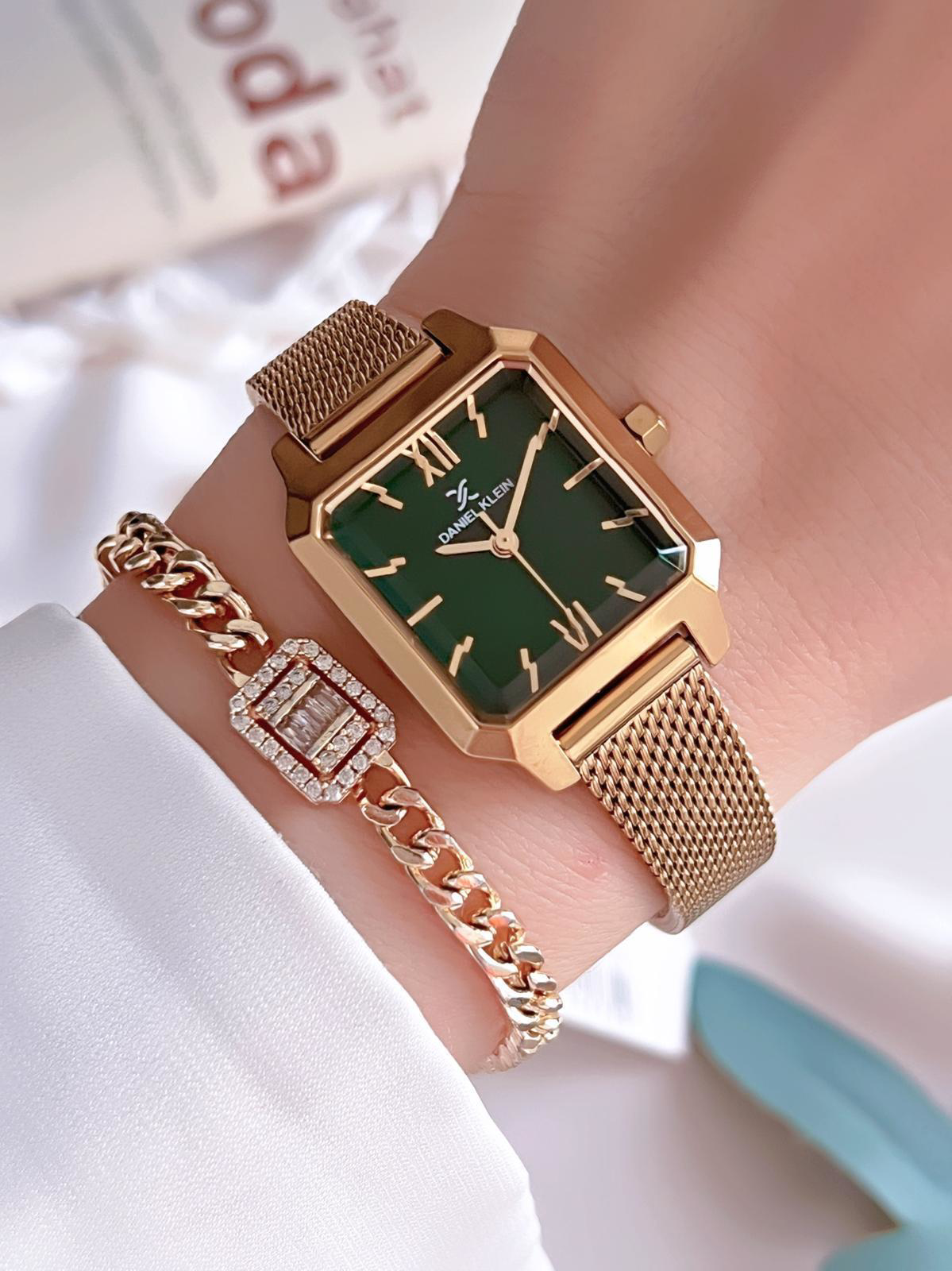 Daniel Klein Spor Hasır Kordon Köşeli Kasa 2 Yıl Garantili Kadın 