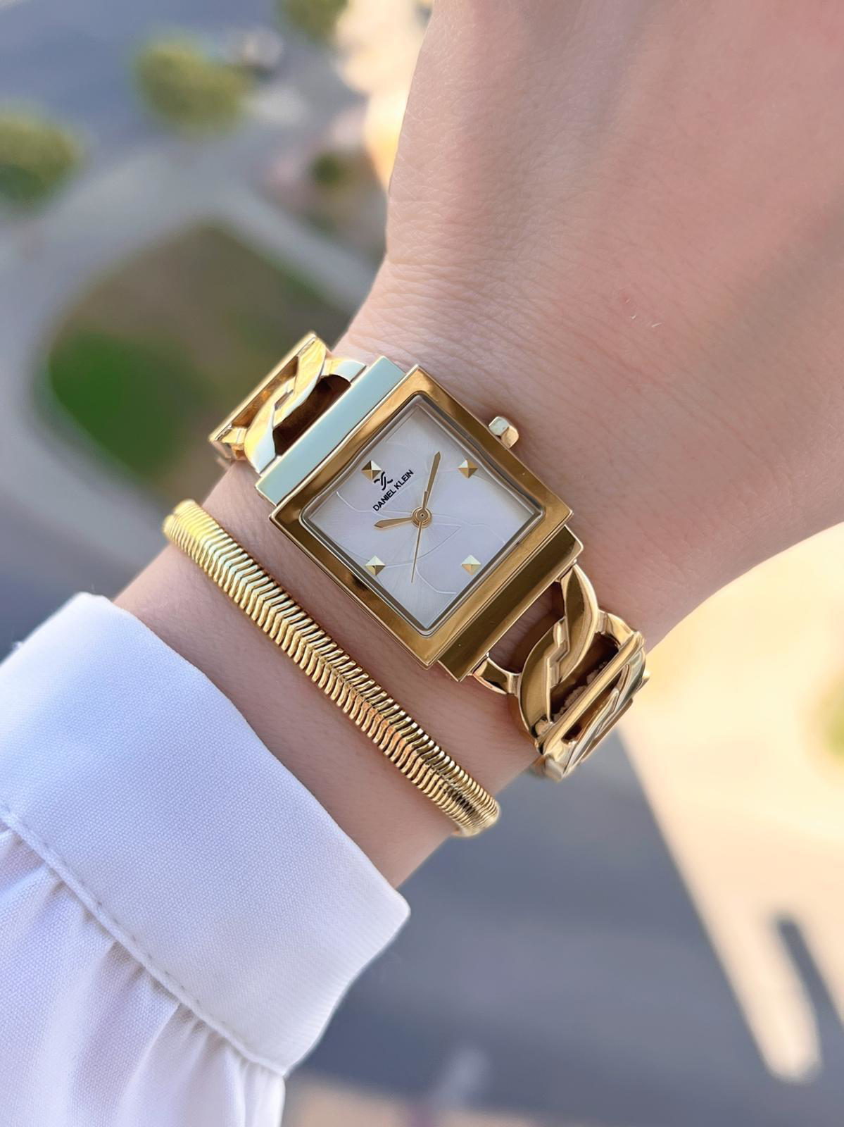 Daniel Klein Spor Çelik Kordon Köşeli Seri 2 Yıl Garantili Kadın 