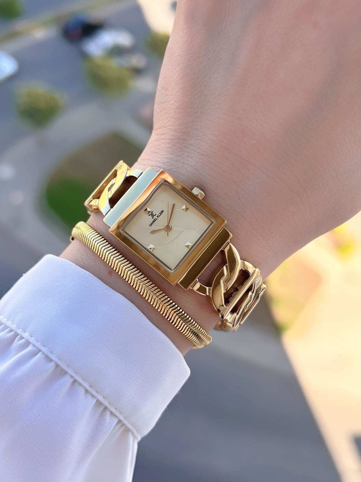 Daniel Klein Spor Çelik Kordon Köşeli Seri 2 Yıl Garantili Kadın 