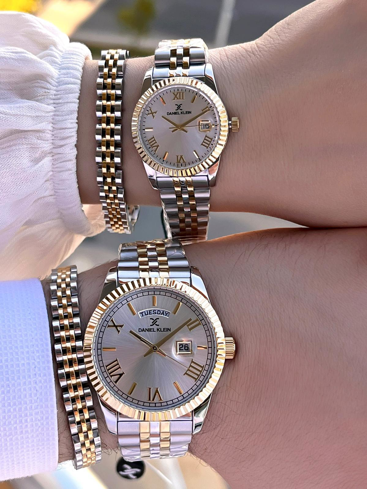 Daniel Klein Vip Seri Çelik Kordon Ve Çelik Bileklik Hediyeli 2 Y