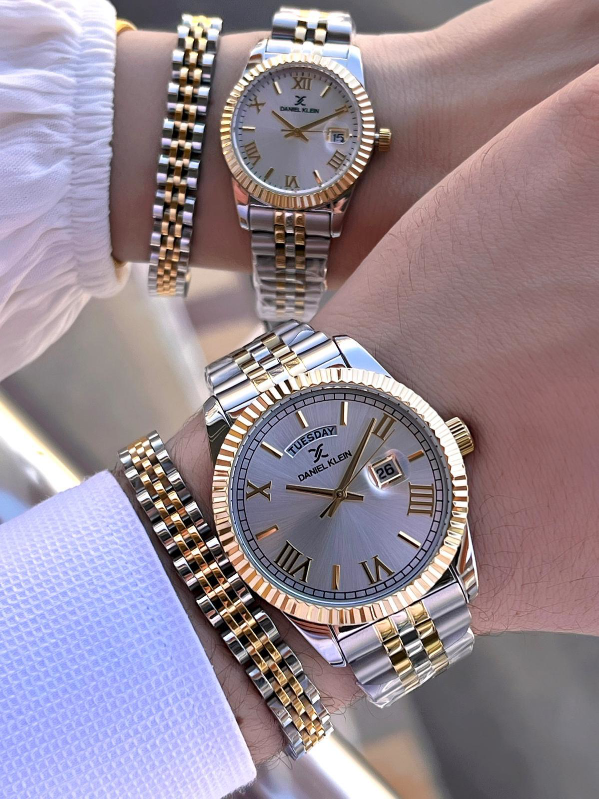 Daniel Klein Vip Seri Çelik Kordon Ve Çelik Bileklik Hediyeli 2 Y