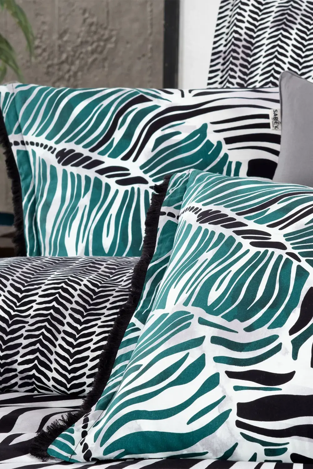 Danio Siyah Tek Kişilik %100 Pamuk Poplin Çift Taraflı Nevresim T