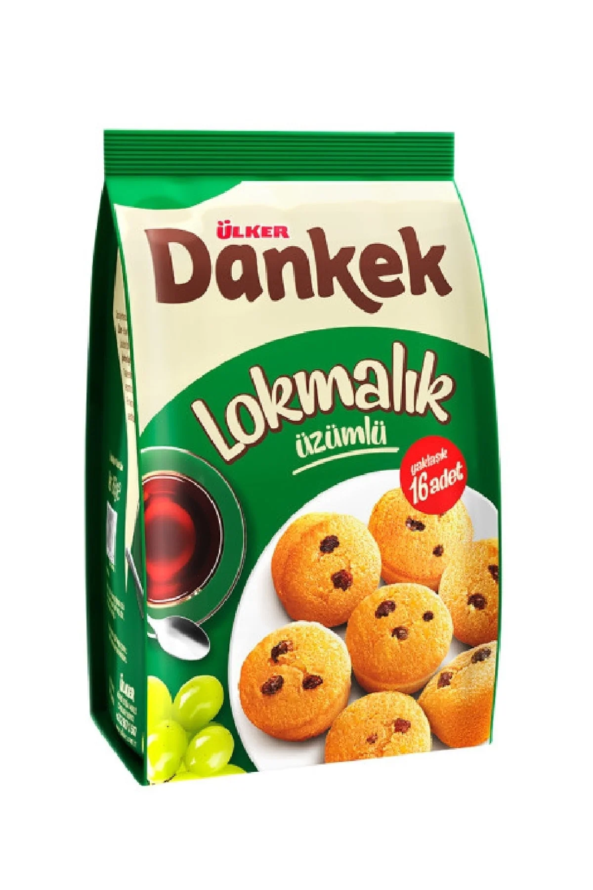 Dankek Lokmalık Üzümlü Kek 8 Adet