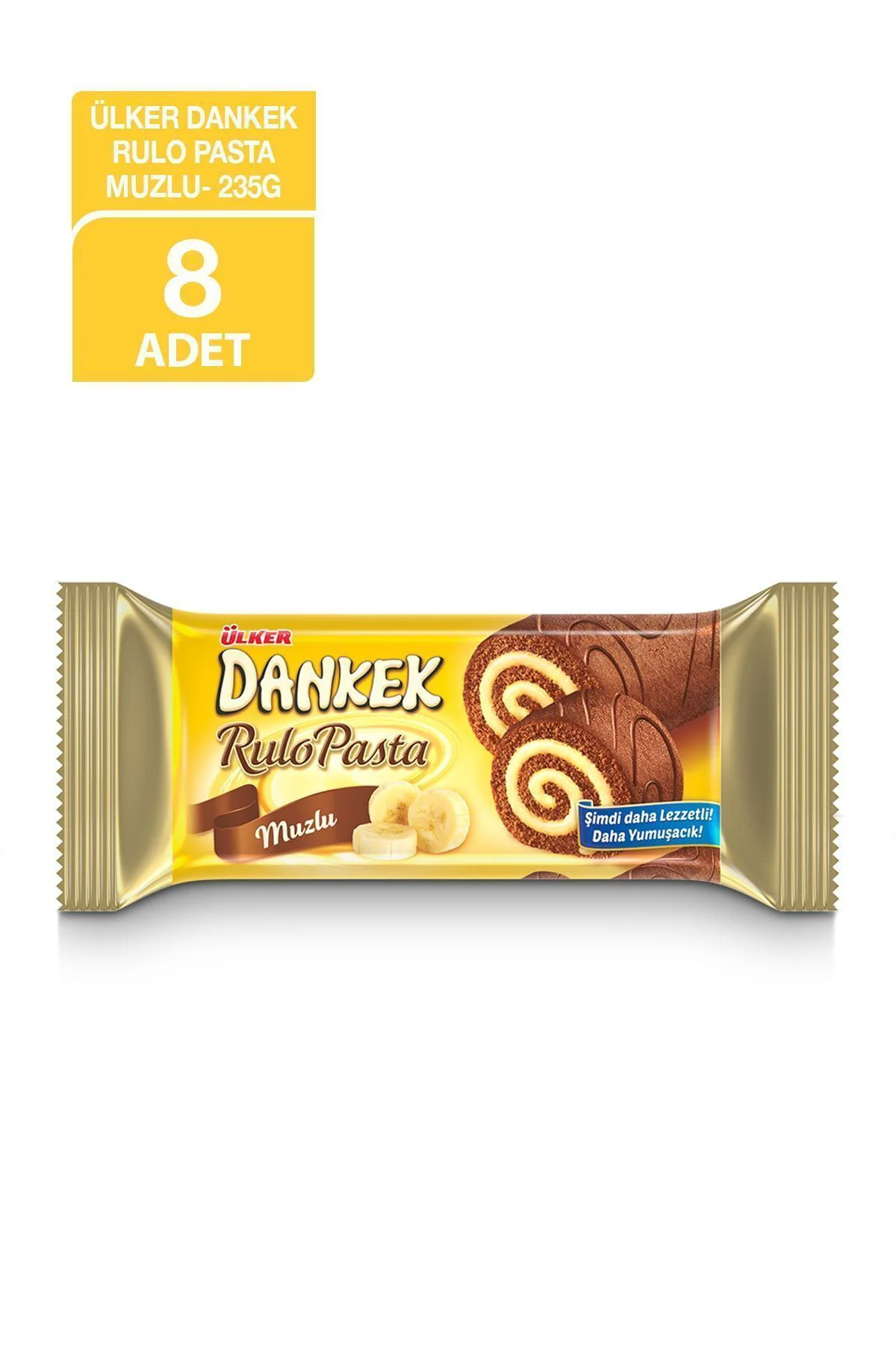 DANKEK Muzlu Rulo Pasta - 235 gram - 8 Adet