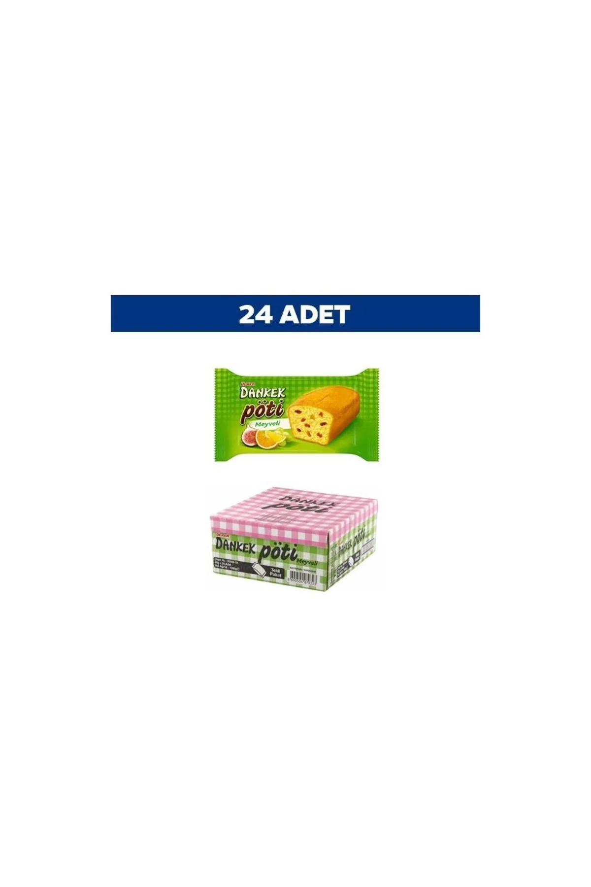 DANKEK PÖTİ MEYVELİ KEK 35 GR ( 24 ADET )