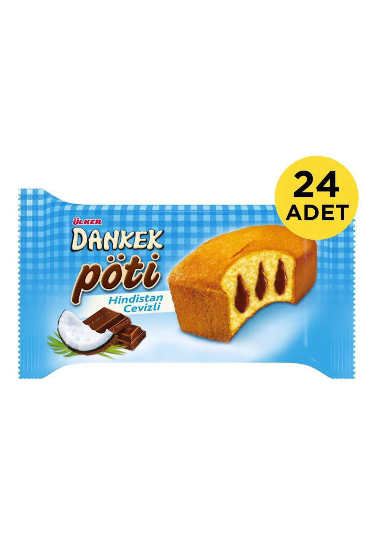 Dankek Pöti Muffin Kek Hindistan Cevizli 35 g x 24 Adet