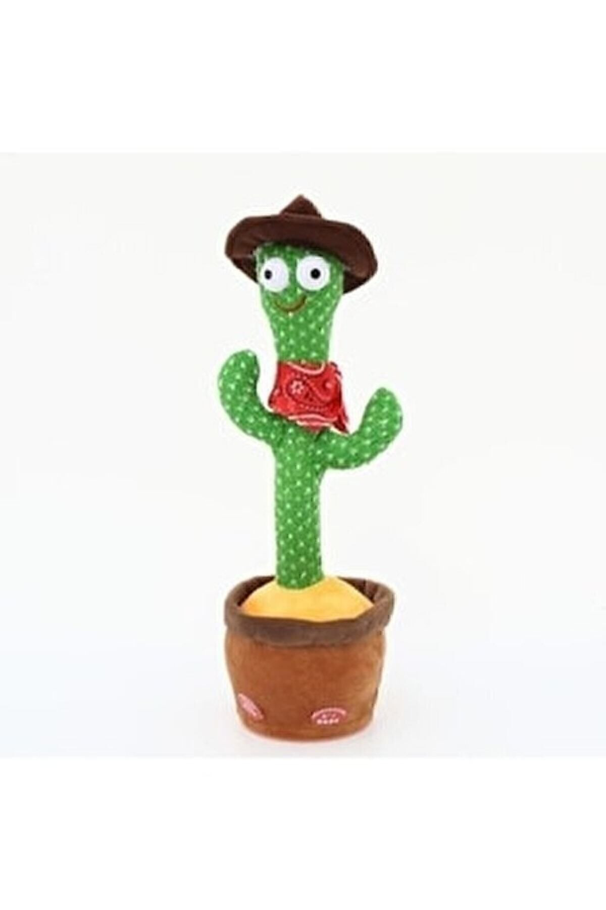 Oyuncak Store Dans Eden, Müzikli İşıklı Saksı Kaktüs Peluş Oyuncak