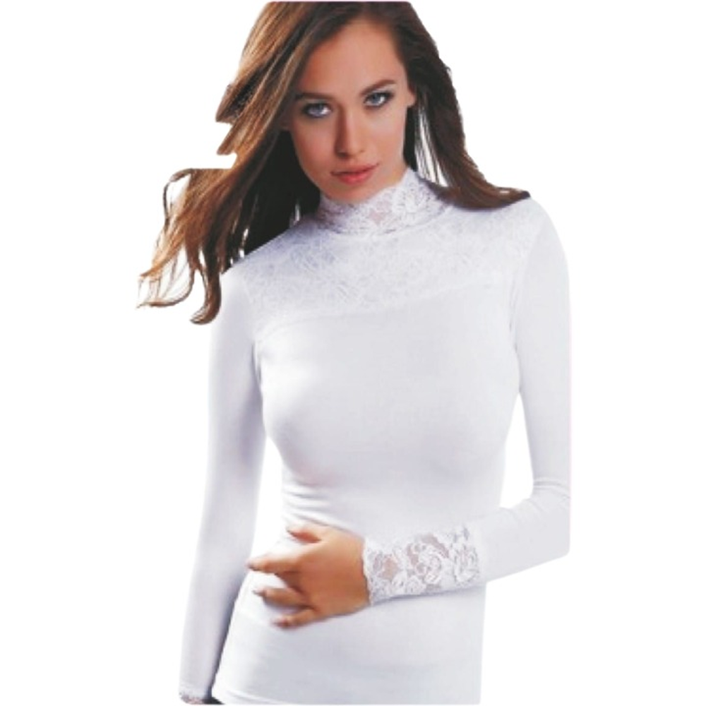 Dantel Detaylı Boğazlı Body