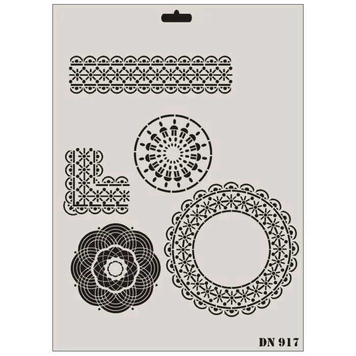 Dantel Seri DN-917 Stencil 35x25 cm Fiyatı, Yorumları ve Özellikleri