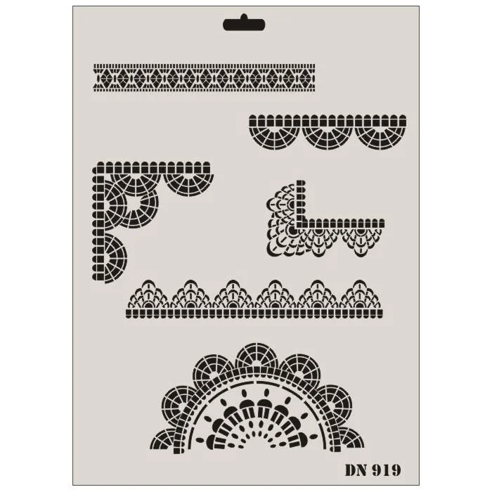 Dantel Seri DN-919 Stencil 35x25 cm Fiyatı, Yorumları ve Özellikleri