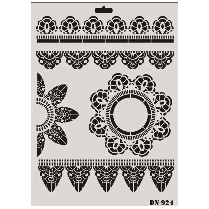 Dantel Seri DN-924 Stencil 35x25 cm Fiyatı, Yorumları ve Özellikleri