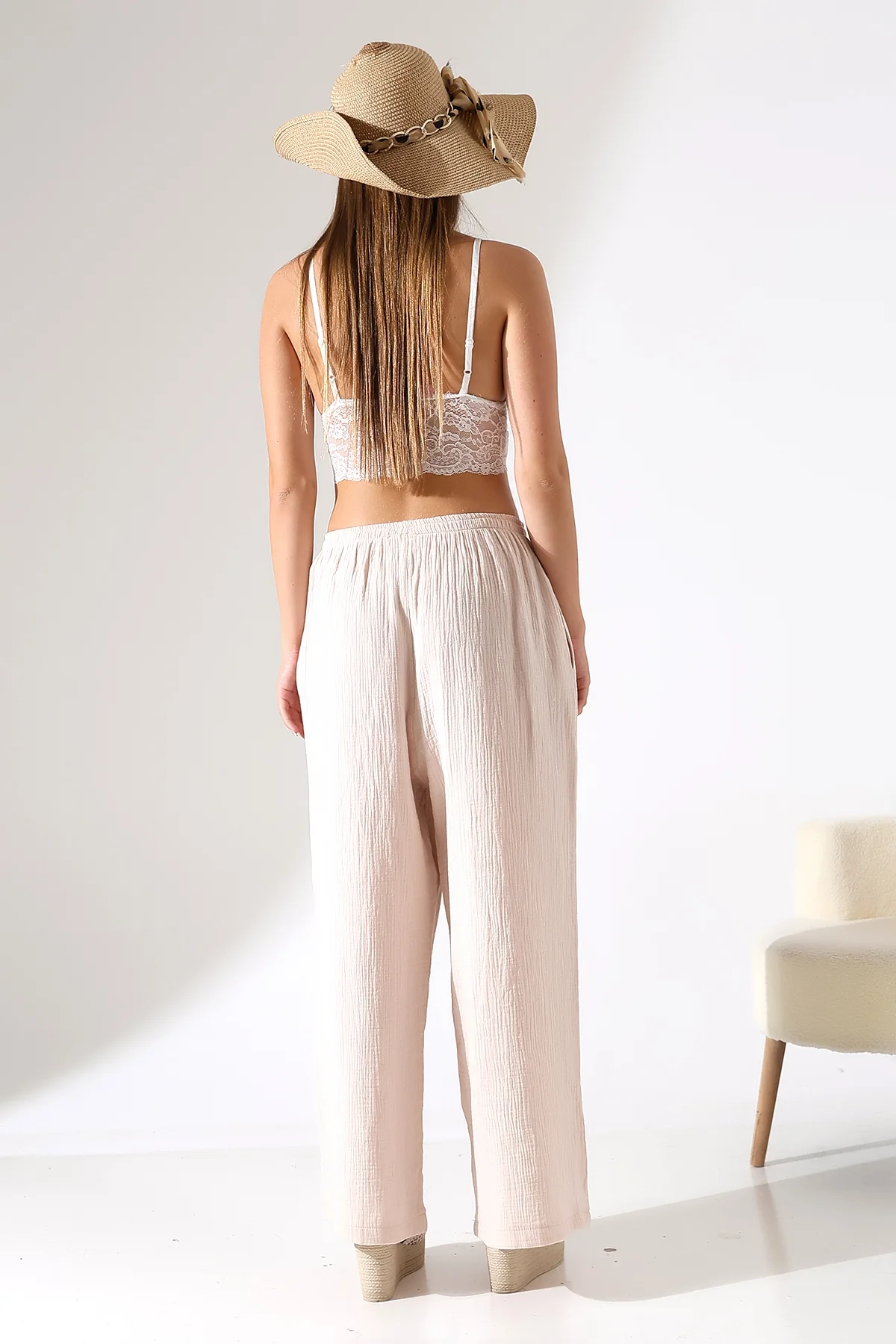 Dantelli Askılı Astarlı Bralet – %95 Poliamid %5 Elastan
