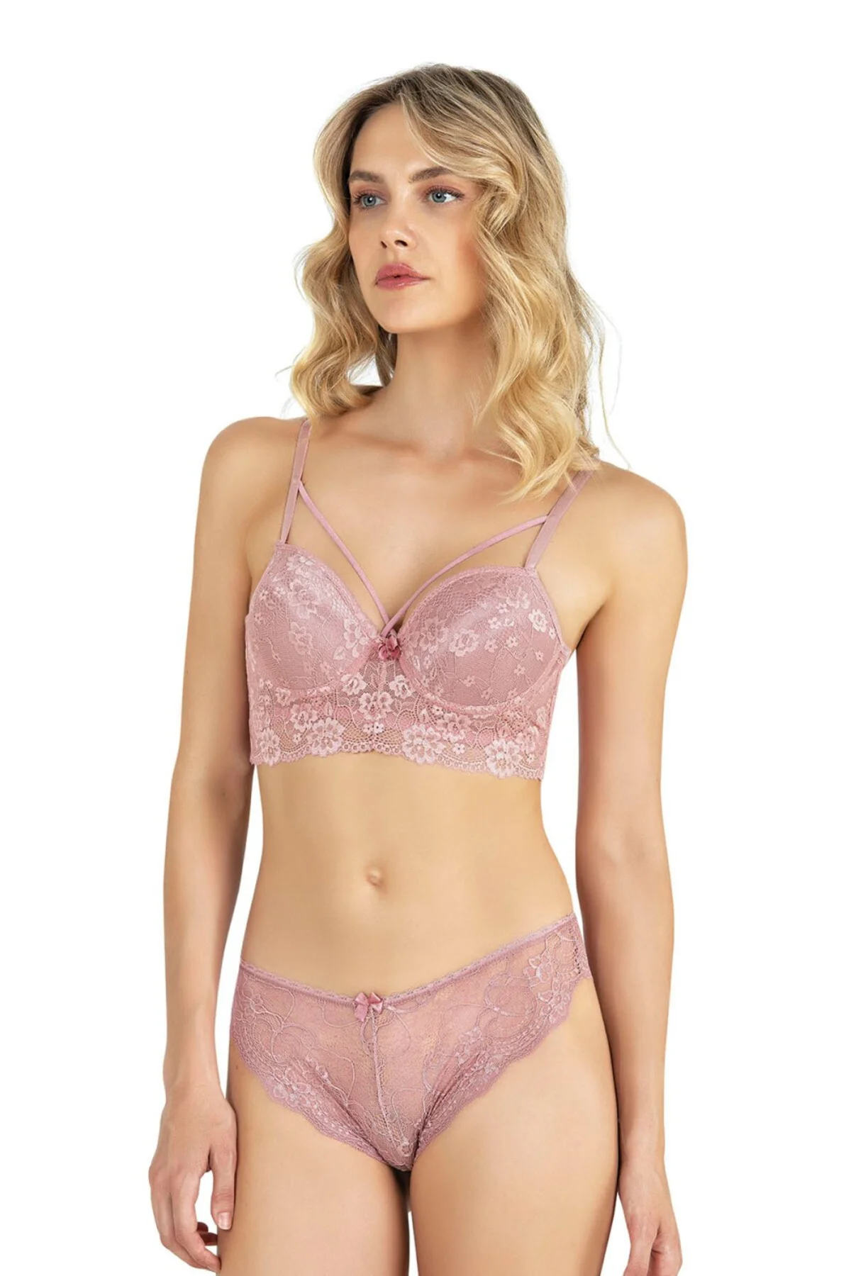 DANTELLİ DESTEKLİ BRALET SÜTYEN TAKIM 4210