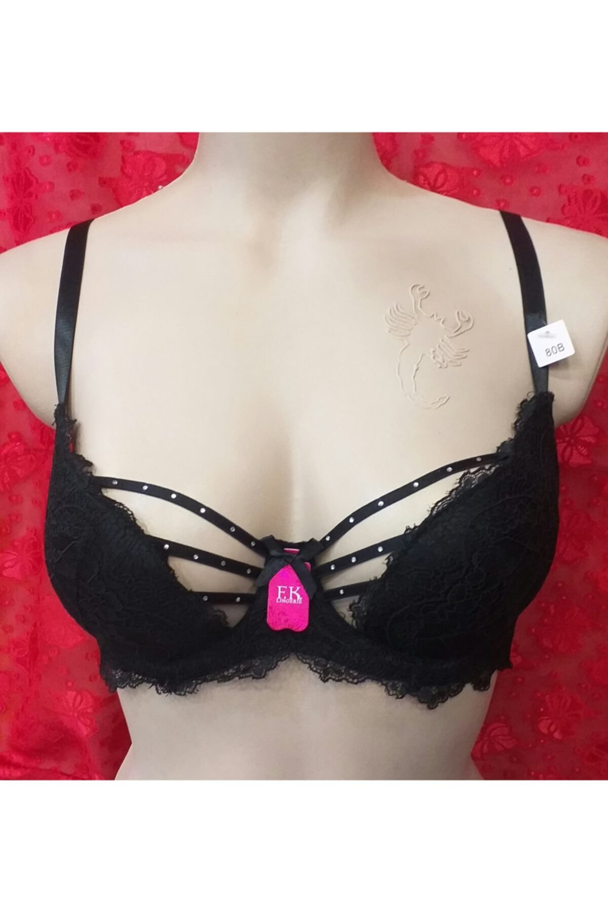 Fk Lıngerıe Dantelli İpli Sütyen