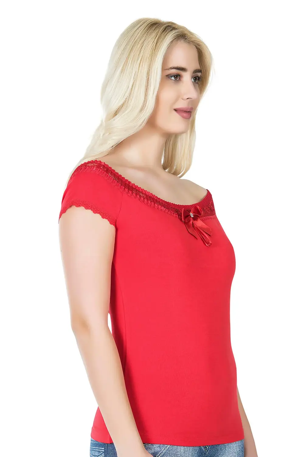 Dantelli Kadın Tişört 259