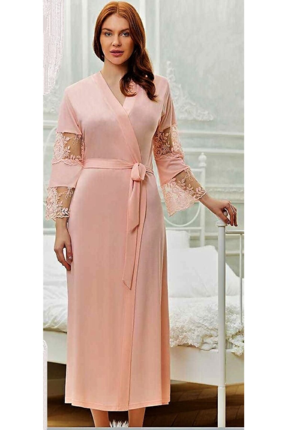 Flz Dantelli Sabahlık