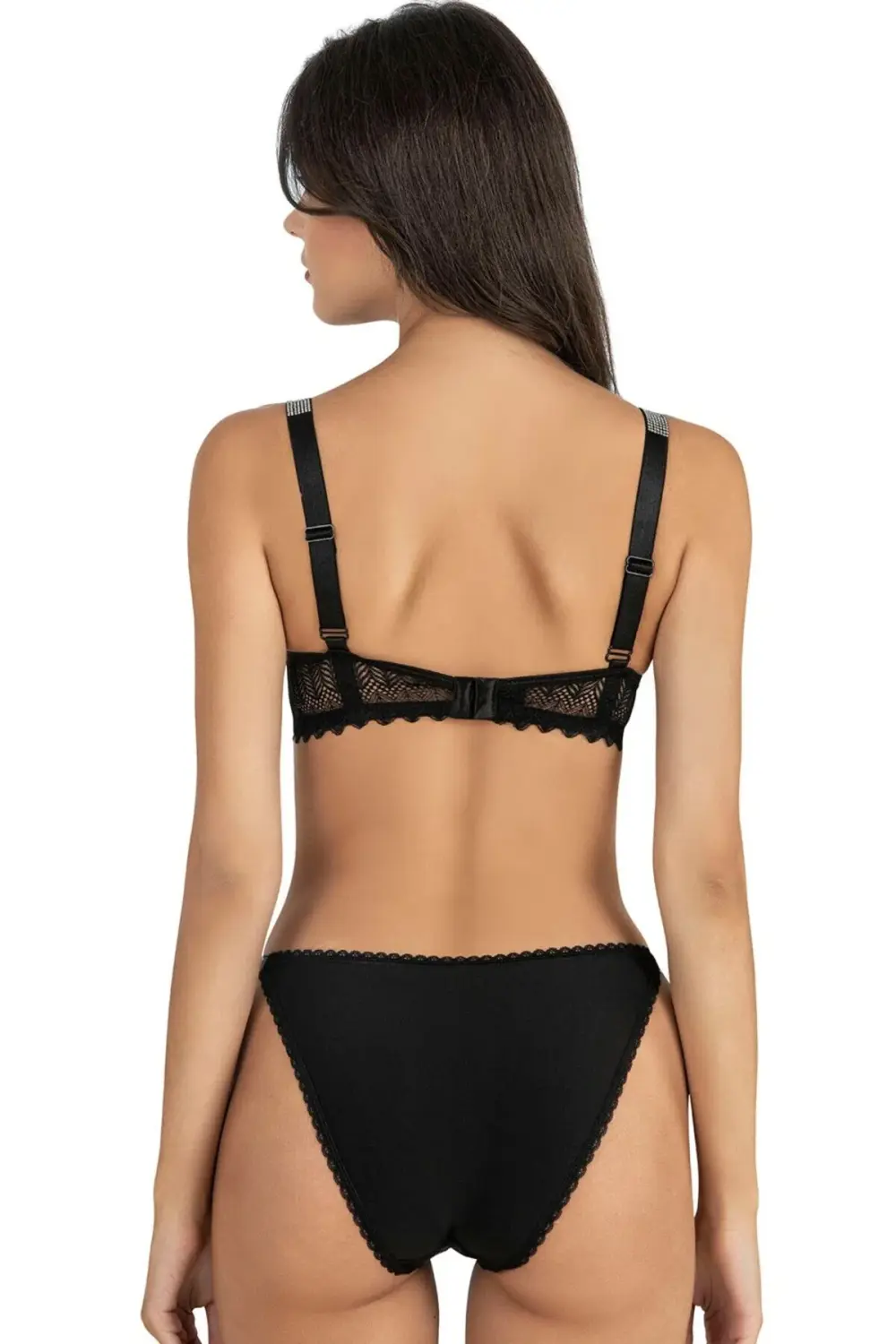 DANTELLİ TAŞLI DESTEKLİ SÜTYEN TAKIM 4220