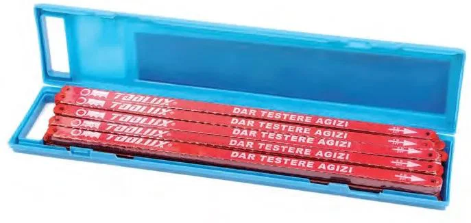 Dar Demir Testere Ağzı Çift Taraflı - 10 Adet | Hassas Metal Kesimi İçin Yüksek Karbon Çelik Fiyatı, Yorumları ve Özellikleri