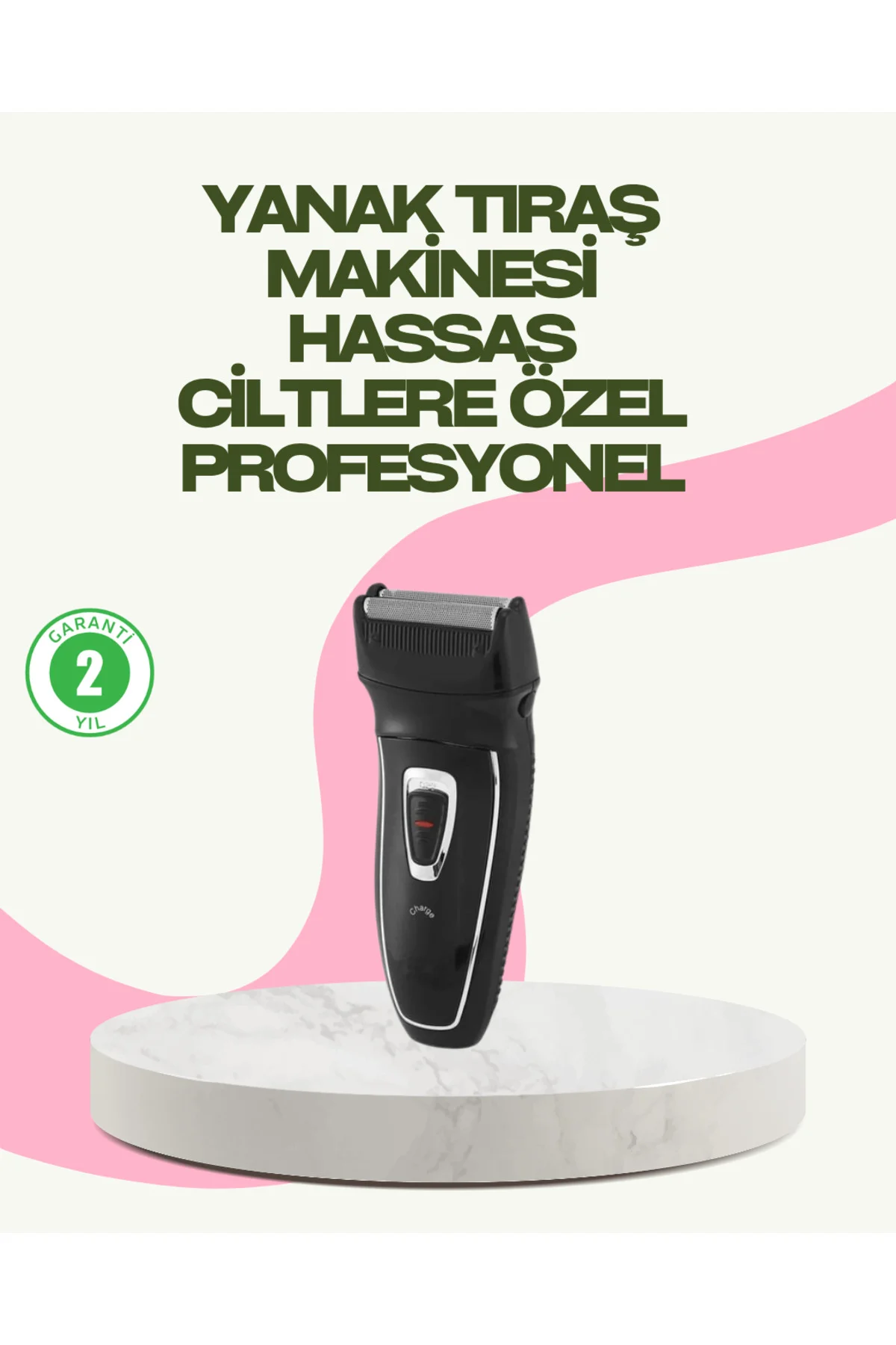 Darbelere Dayanıklı Kablosuz Erkek Tıraş Aleti