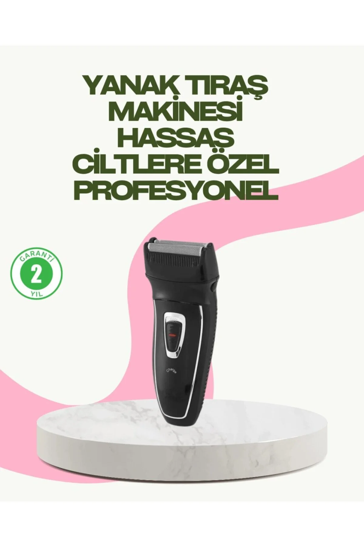 Darbelere Dayanıklı Kablosuz Erkek Tıraş Aleti