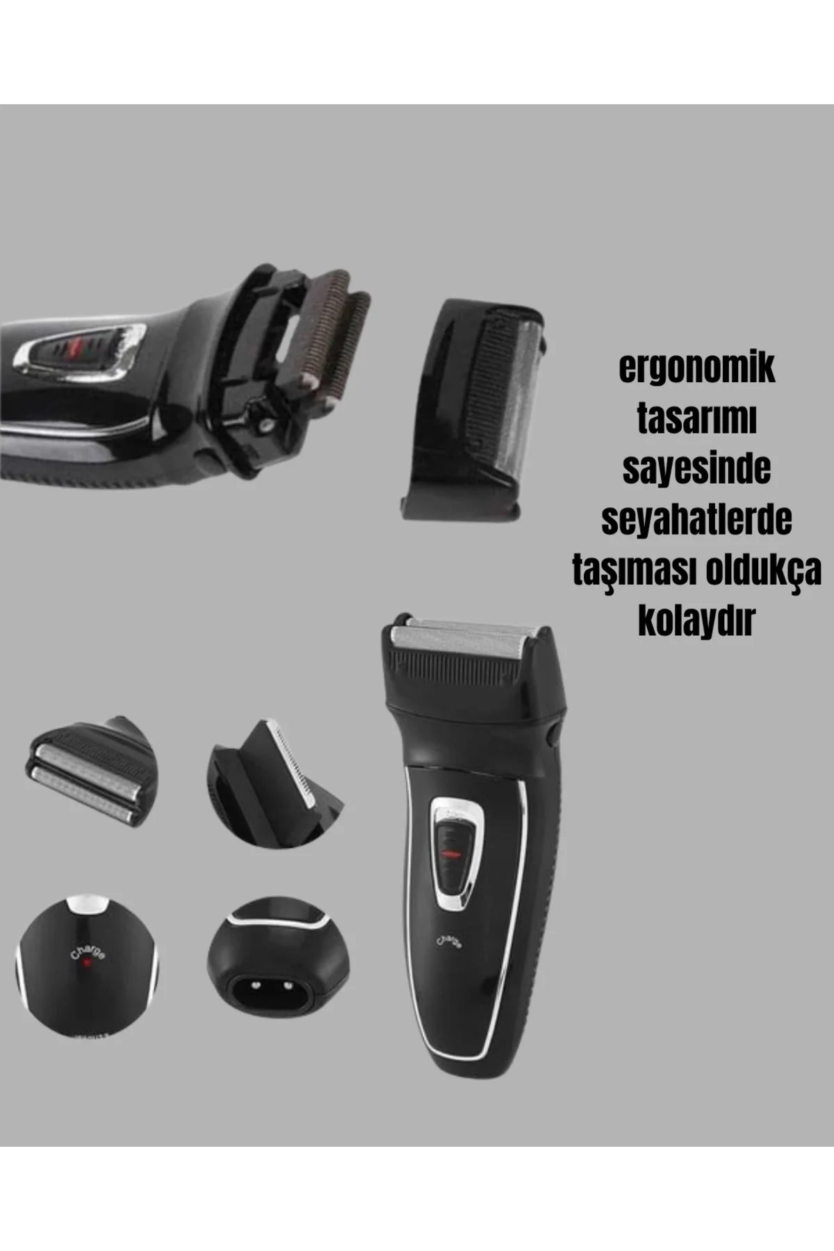 Darbelere Dayanıklı Kablosuz Erkek Tıraş Aleti