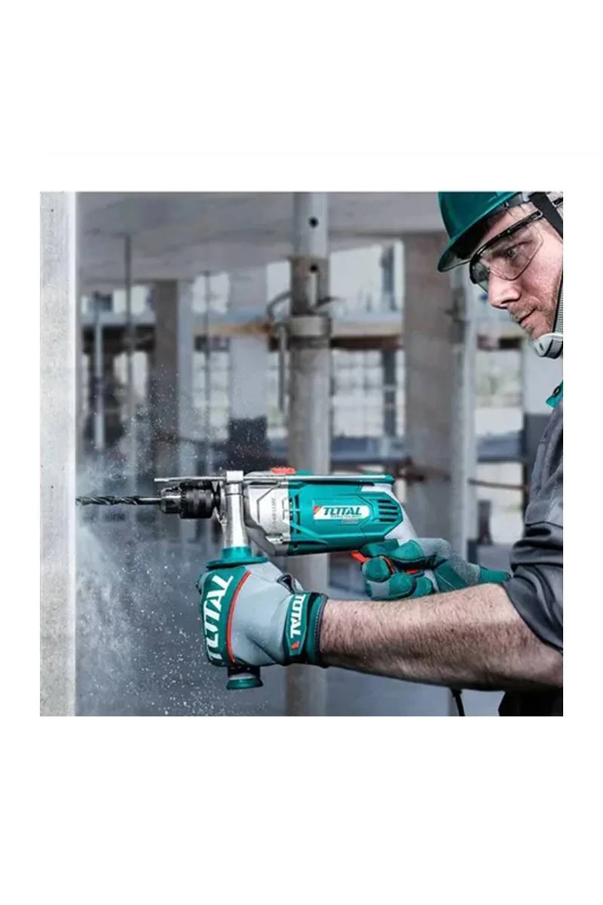 Darbeli Matkap 1010 W TG111136 Metal Beton Ahşap Kömürlü Delme Kı