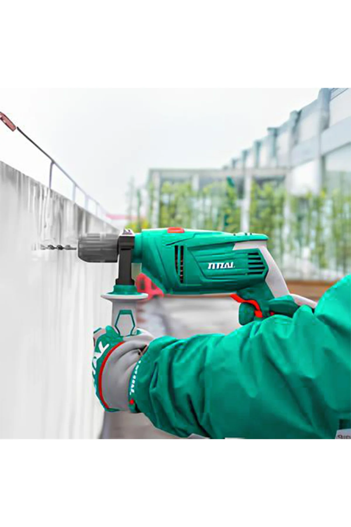 Darbeli Matkap 850 W TG109136-2 Metal Beton Ahşap Kömürlü Delme K