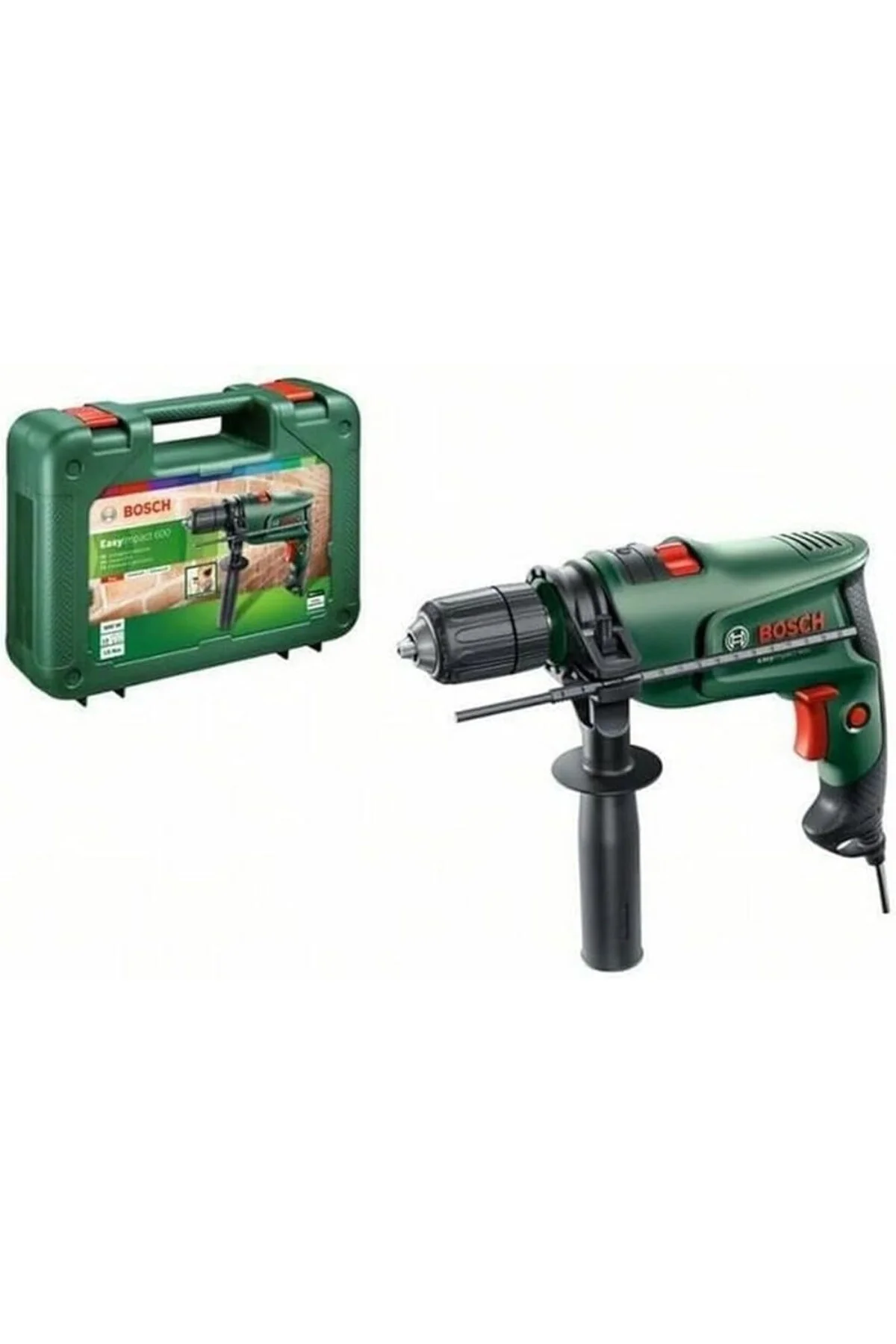 Darbeli Matkap EasyImpact 600, 600 W, Takım Çantası Dahil, Elektr