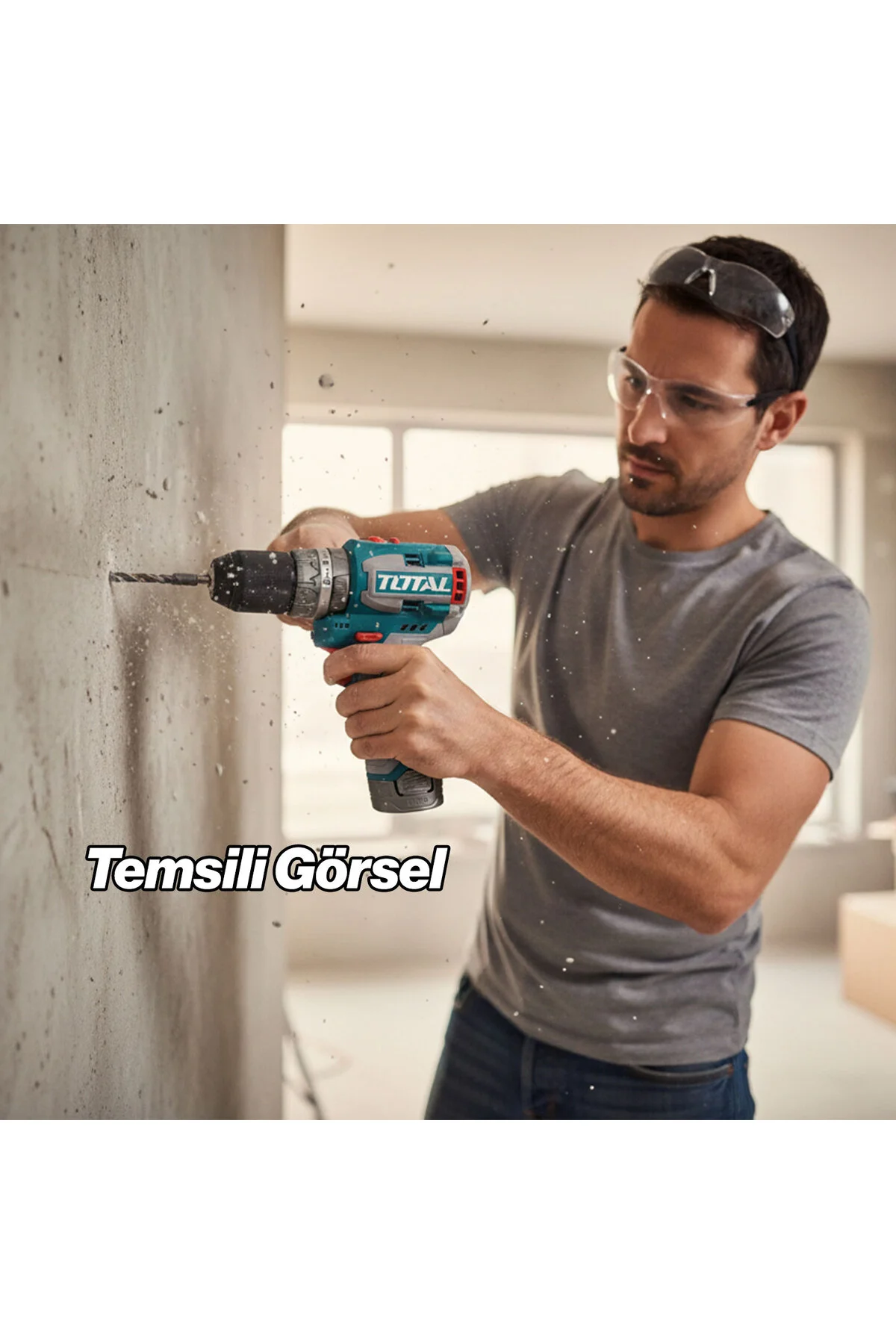 Darbeli Matkap Vidalama Ve Uç Seti 2’li Set Güçlü Çok Amaçlı Ev v