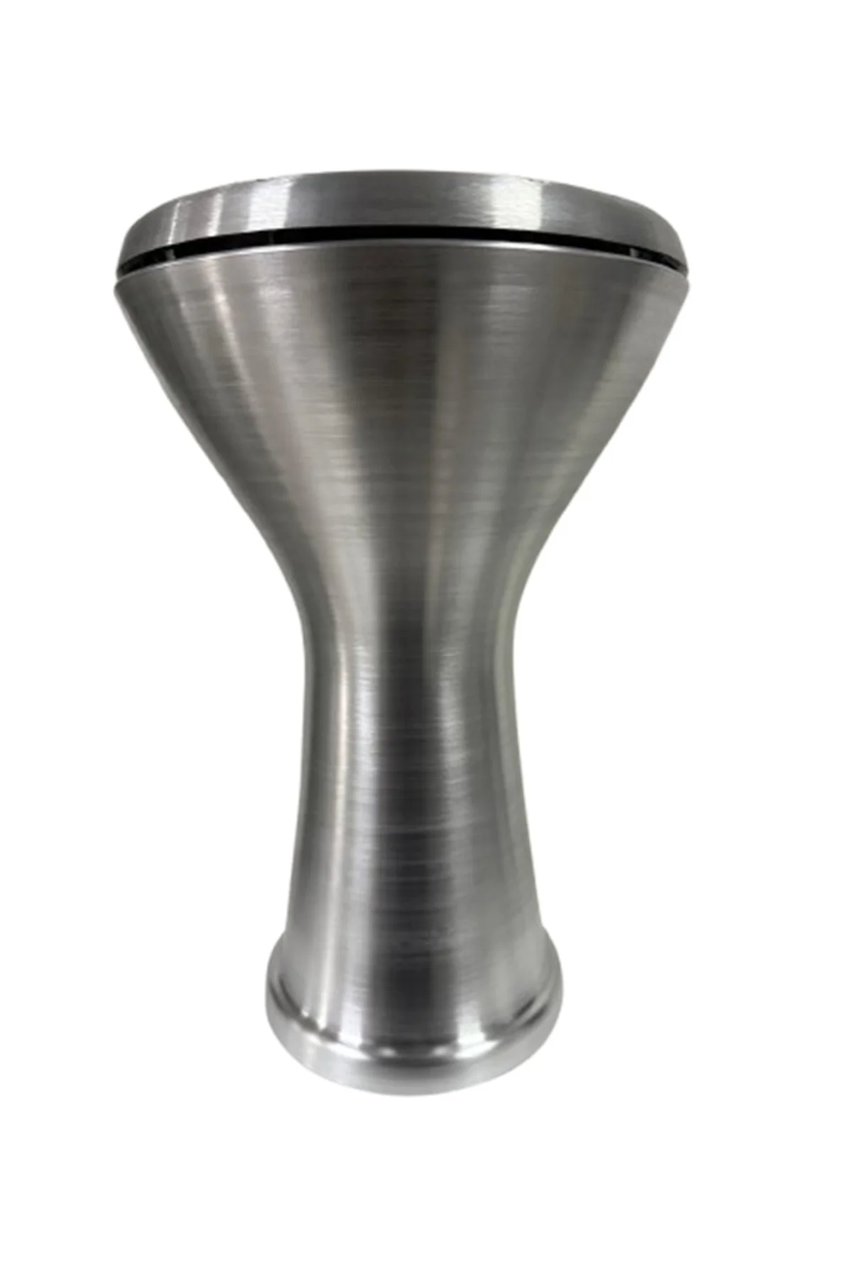 Darbuka Düz Mat Gri Renk Tam Profesyonel Döküm Üst Kalite Siyah F