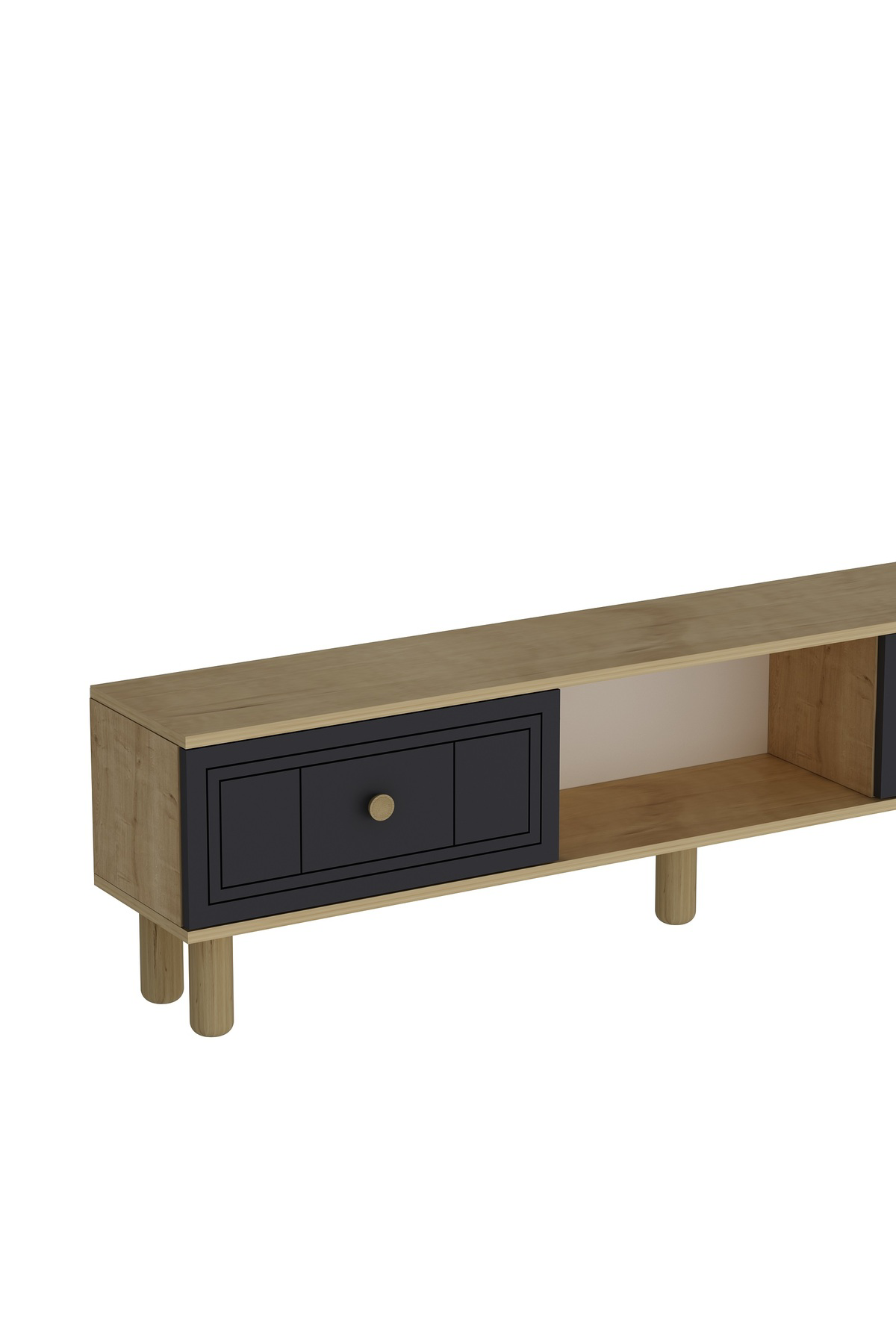 Cantek Dizayn Darioct Bohem Tv Sehpasi Safirmeşe-Antrasit