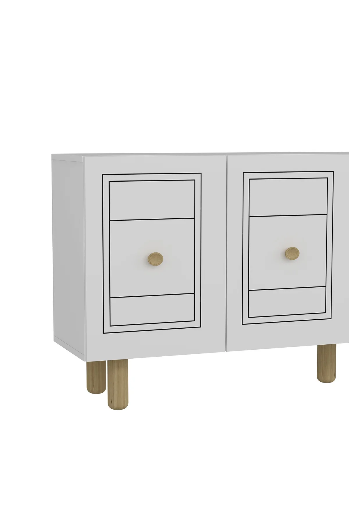 DARİOCT (KB150) BOHEM KONSOL BEYAZ-BEYAZ