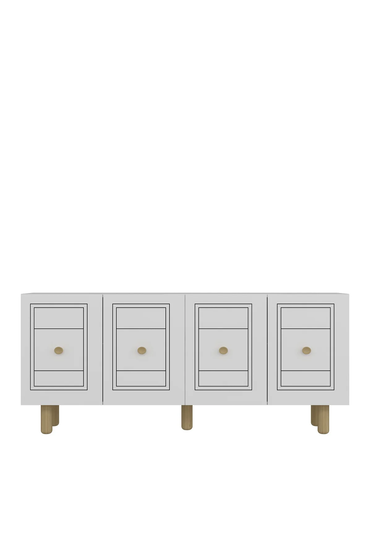 DARİOCT (KB150) BOHEM KONSOL BEYAZ-BEYAZ