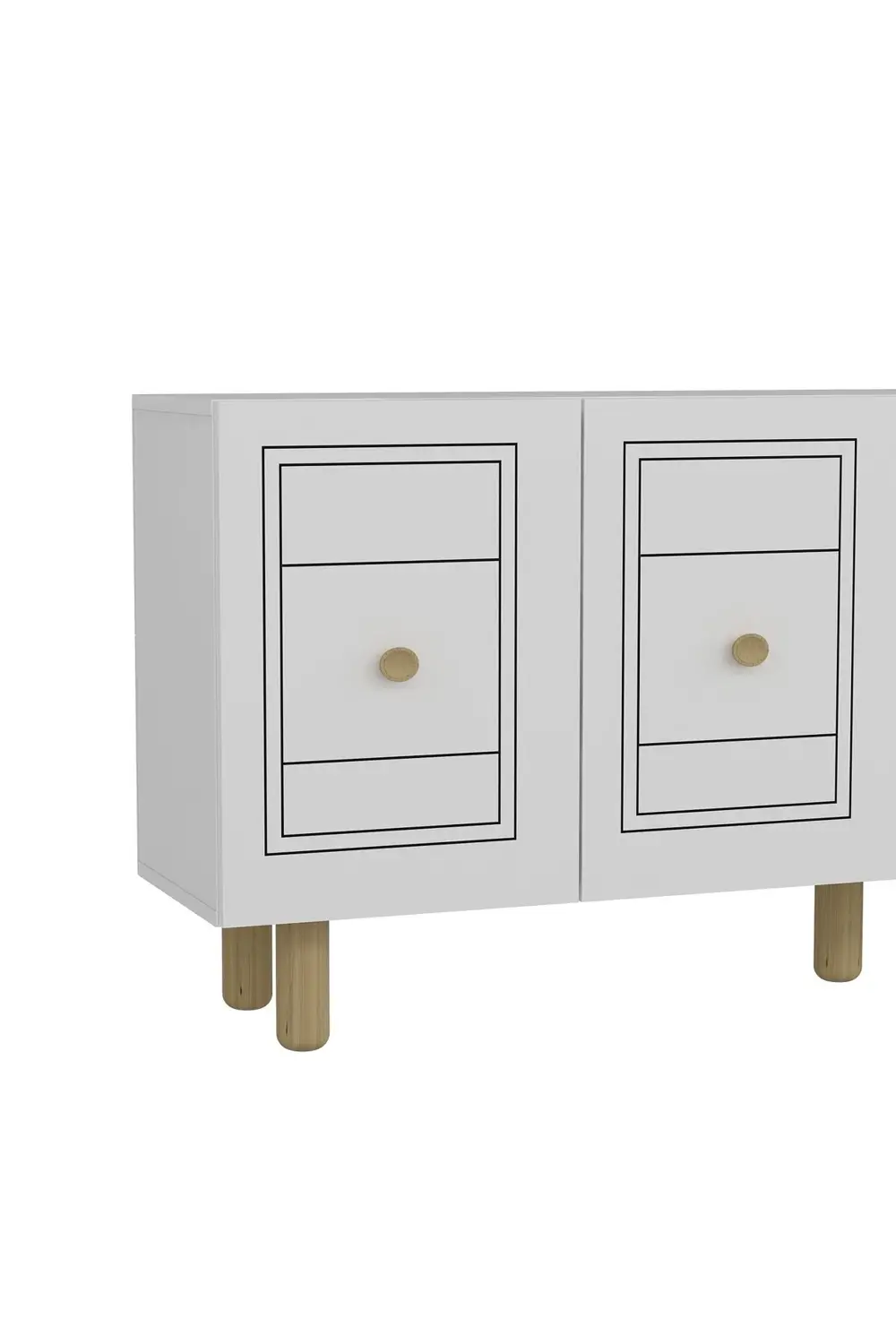 DARİOCT (KB150) BOHEM KONSOL BEYAZ-BEYAZ