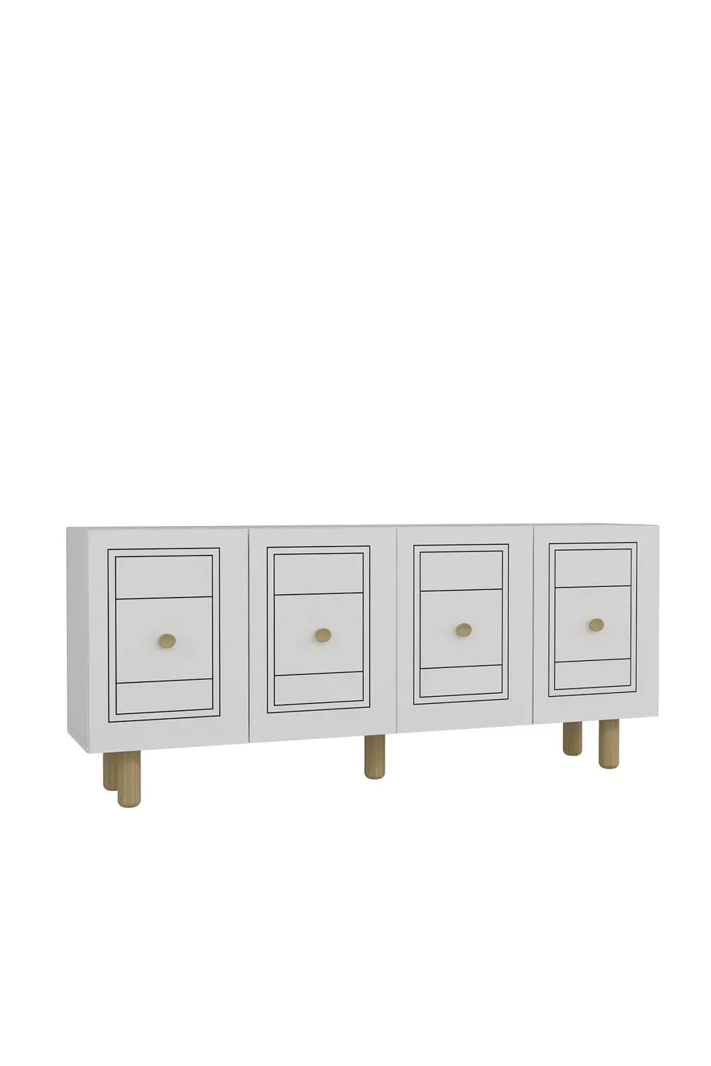 DARİOCT (KB150) BOHEM KONSOL BEYAZ-BEYAZ