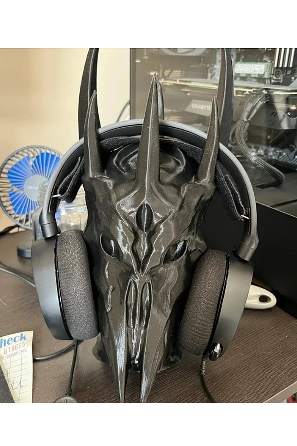 Dark Lord Sauron Gaming Kulaklık Standı Yüzüklerin Efendisi LOTR