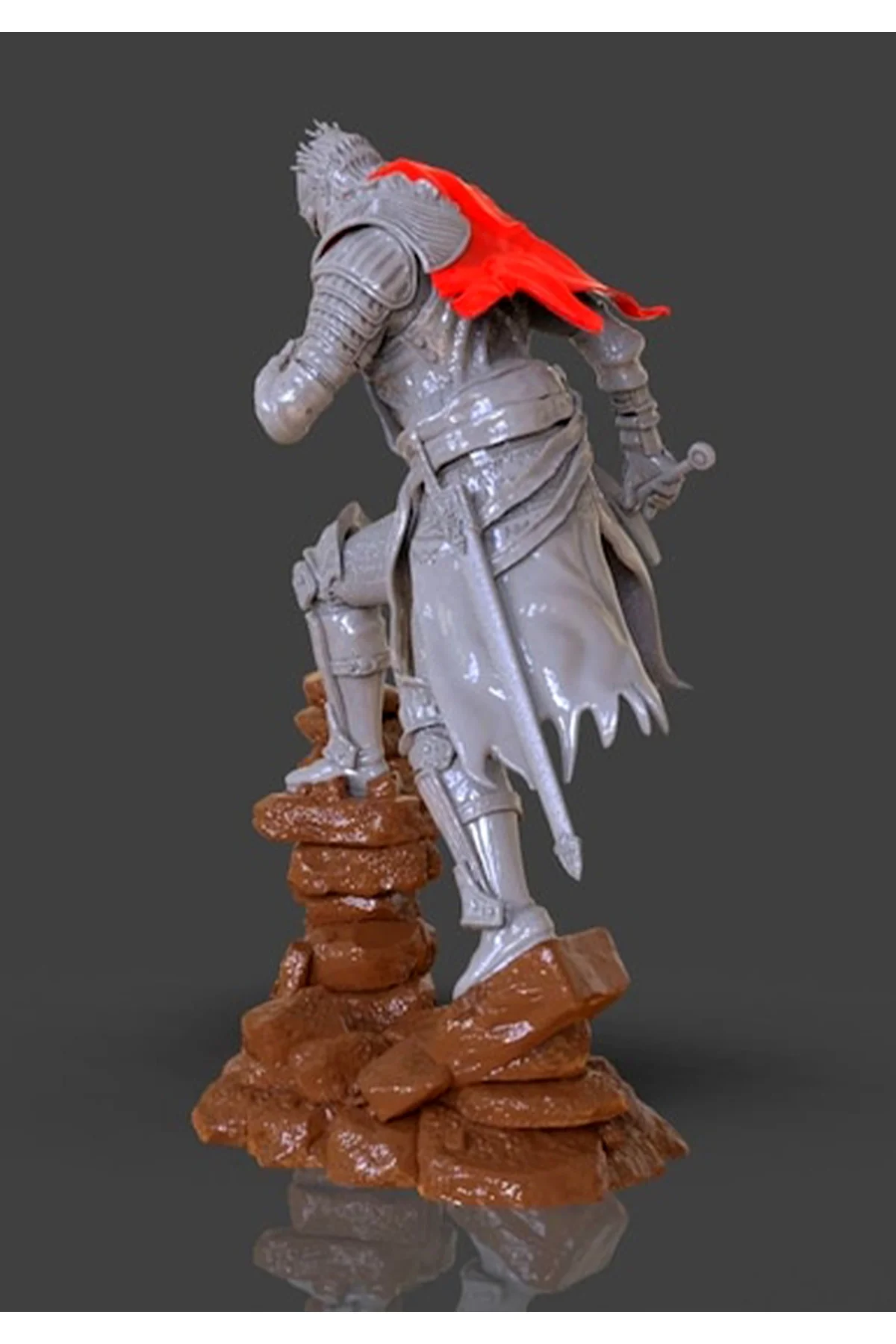 Dark Souls Soul Of Cinder Figür Dark Solus Cinderin Ruhu Obje 25CM Büyük Boy