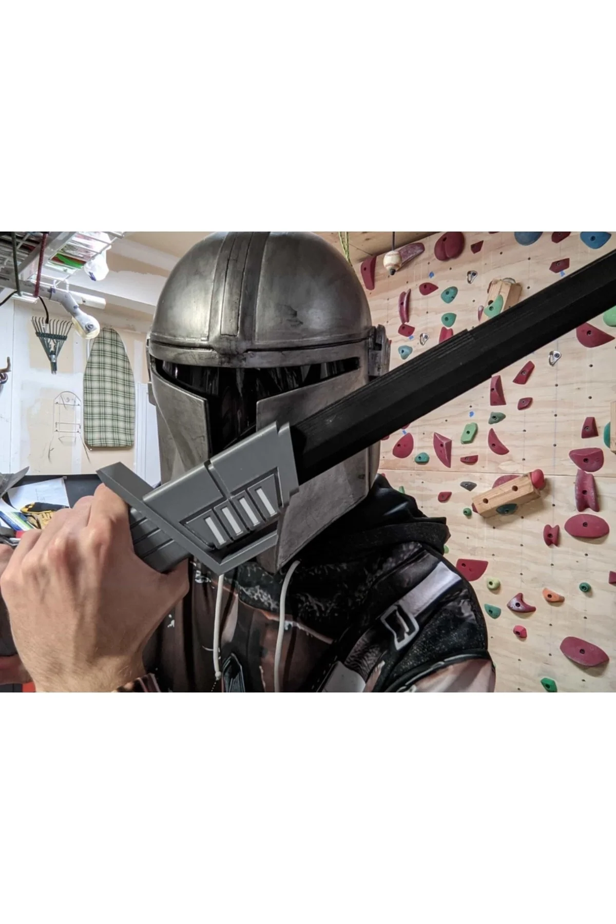 Darksaber Star Wars Hareketli Açılıp Kapanabilen Işın Kılıcı (IŞIKSIZ)