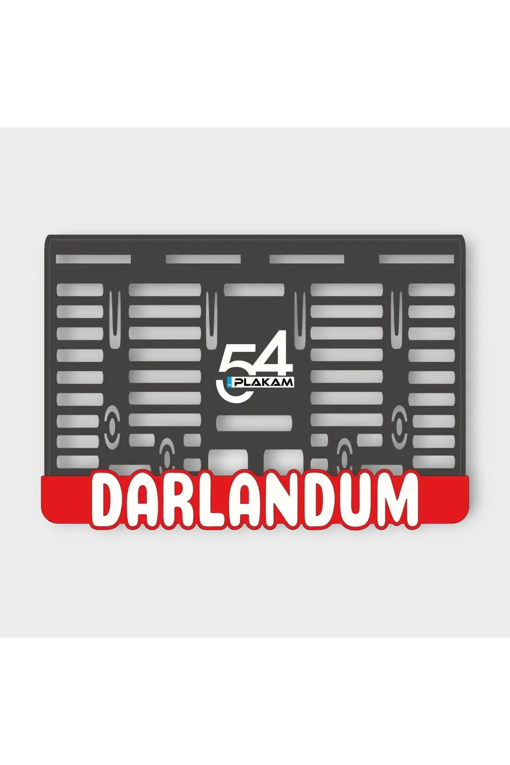 DARLANDUM 3D KABARTMALI PLEKSİ MOTOR PLAKALIĞI