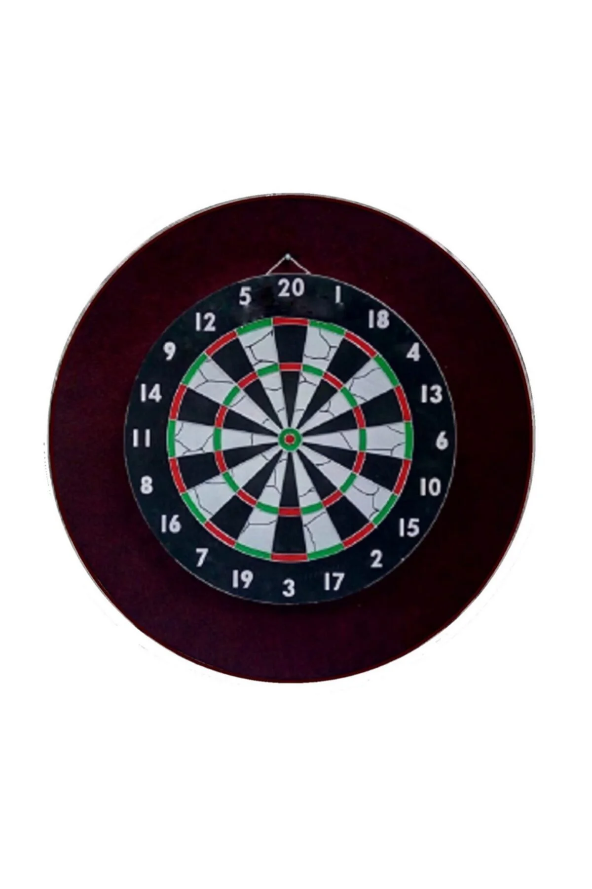 Dart Arkalığı. Yuvarlak Model. Bordo Renk. 12mm / 72cm Çap. - Görsel 3