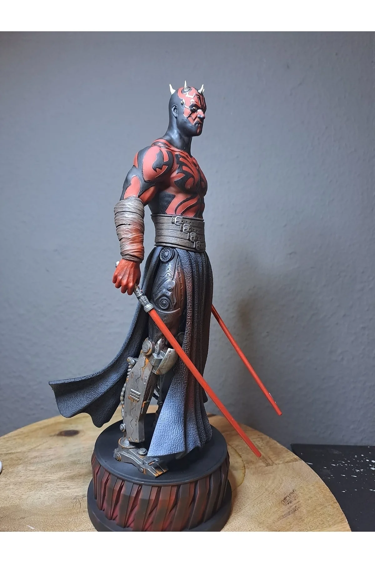 Darth Maul Son Düello Star Wars Boyalı Figür 30 Cm (BÜYÜK BOY)